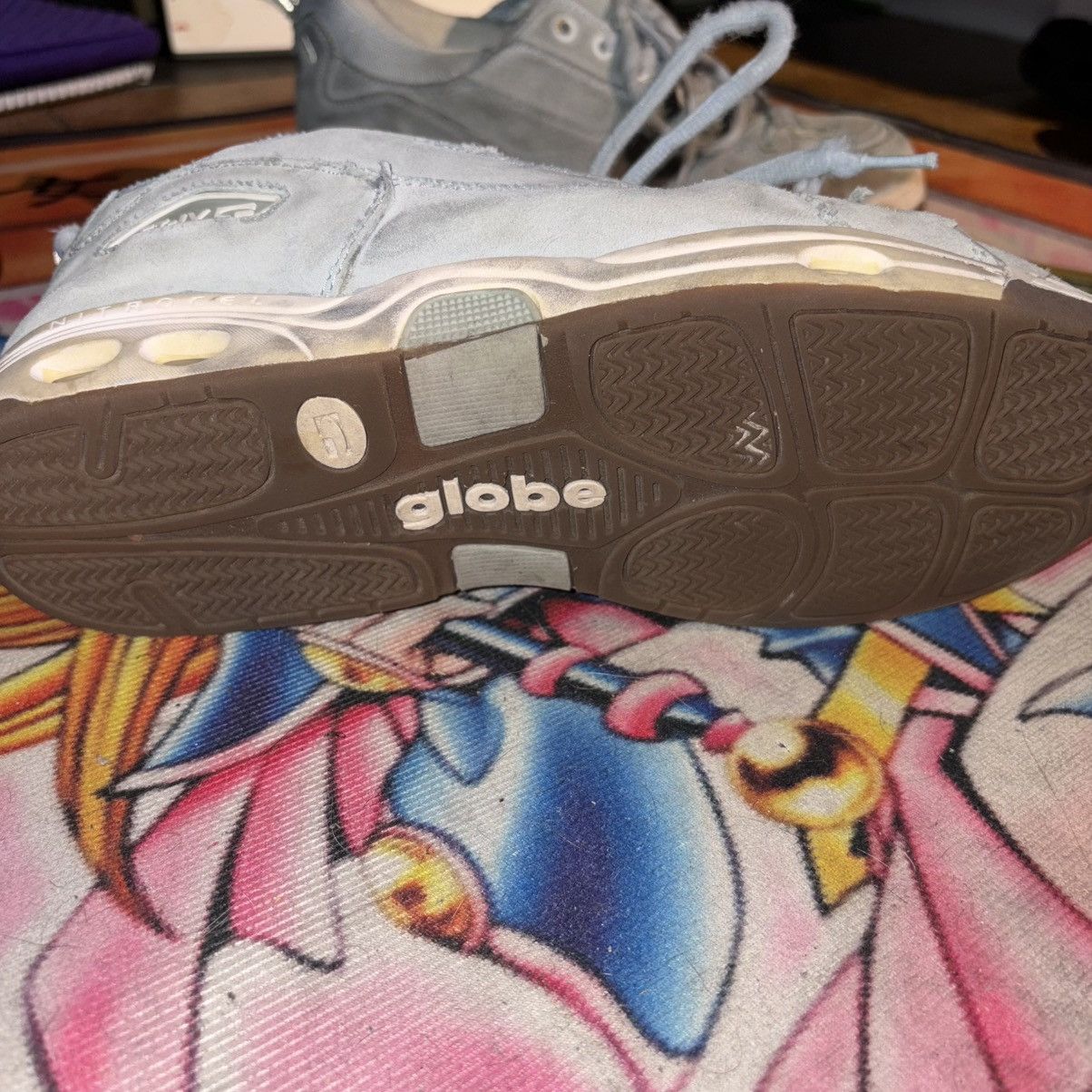 Globe Vintage Rare Globe CT-IV Chet Thomas Light Blue Skate Shoes Size US 11 / EU 44 - 9 Thumbnail