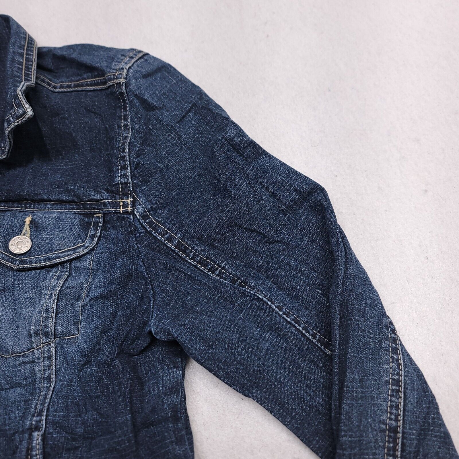 AMI AMI Casual Button Up Denim Jean Jacket Womens Size S Blue Size S / US 4 / IT 40 - 5 Thumbnail