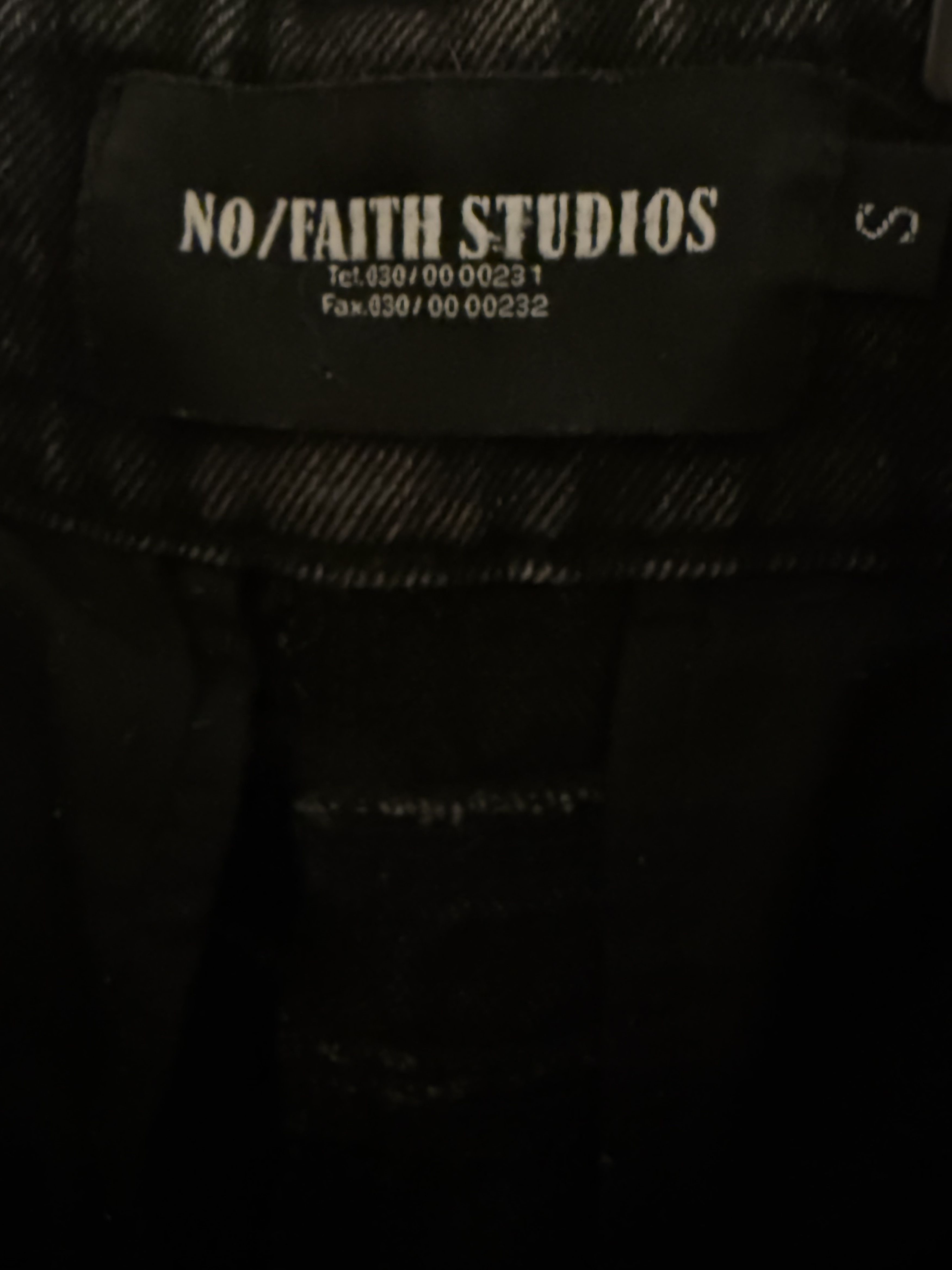 No Faith Studios NOFAITHSTUDIOS HEAVY WAVE DENIM Size US 30 / EU 46 - 4 Thumbnail