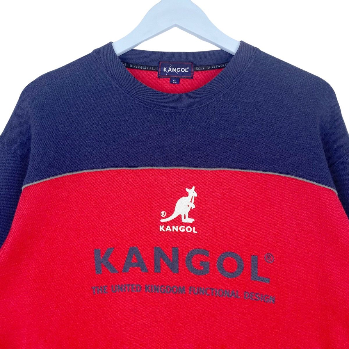 Kangol Kangol Sweatshirt Colorblock Crewneck Pullover Jumper Size US L / EU 52-54 / 3 - 2 Thumbnail