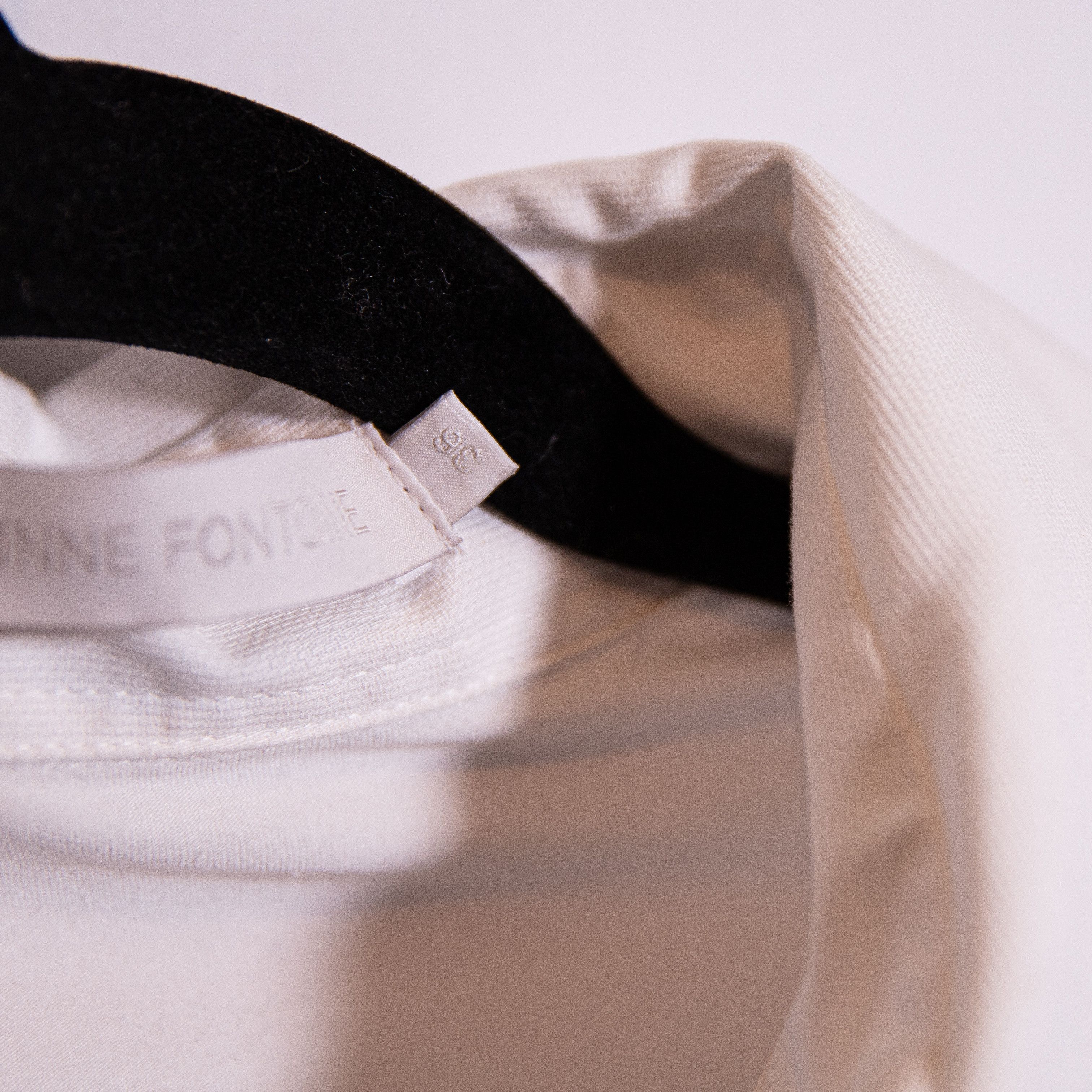 ANNE FONTAINE Anne Fontaine Eddie White Long Sleeve Zip Size XS / US 0-2 / IT 36-38 - 3 Thumbnail