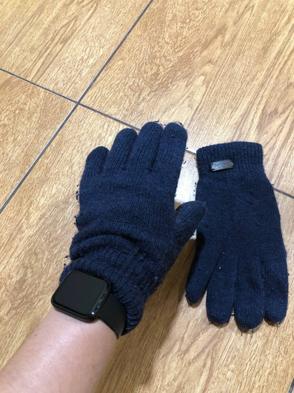 Barbour Vintage blue Barbour logo gloves luxury Y2K Streetwear Size ONE SIZE - 15 Thumbnail