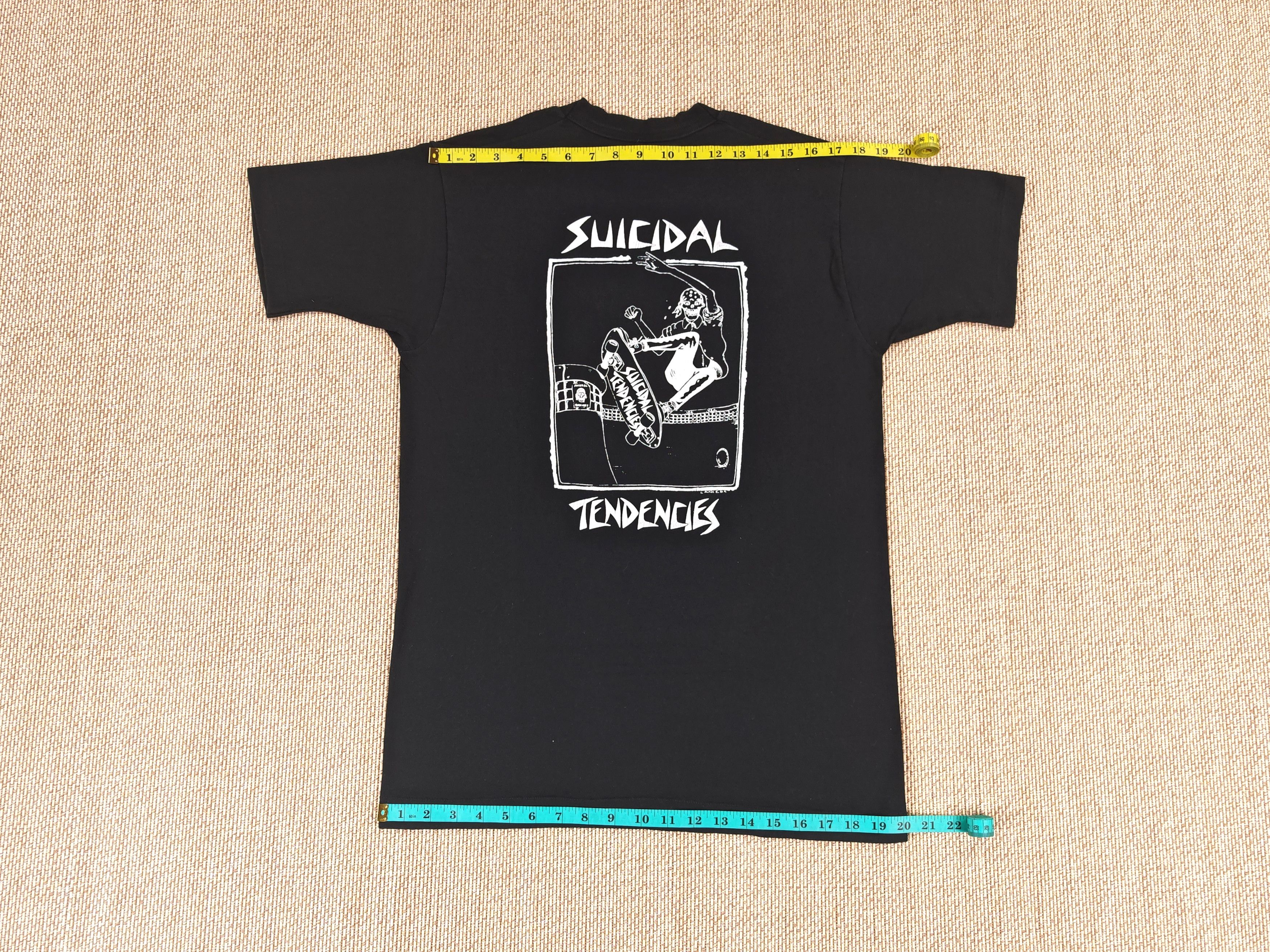 Vintage Vintage 1990s Suicidal Tendencies Skate Backhit Tee Size US M / EU 48-50 / 2 - 4 Thumbnail