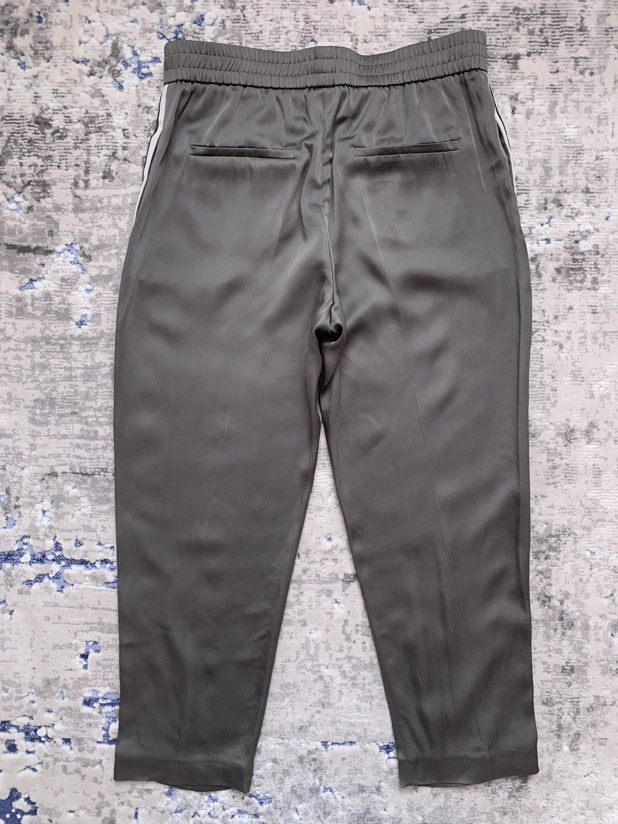 Brunello Cucinelli Brunello Cucinelli Track Stripe Pull-On Silk Pant Size 30" / US 8 / IT 44 - 10 Thumbnail