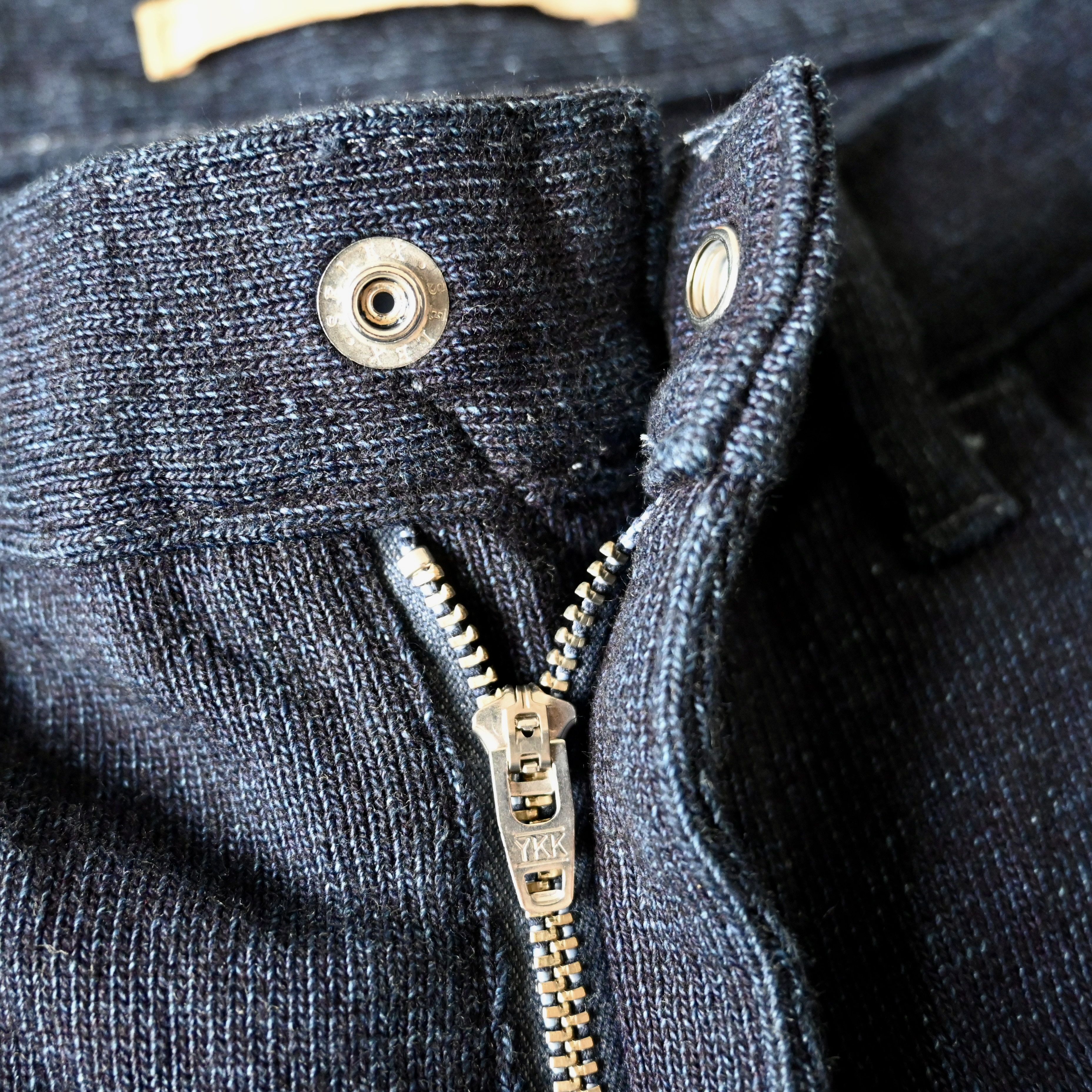 Japanese Brand AUGUSTE PRESENTATION "denim tenjiku" indigo tapered jeans Size US 33 - 10 Thumbnail