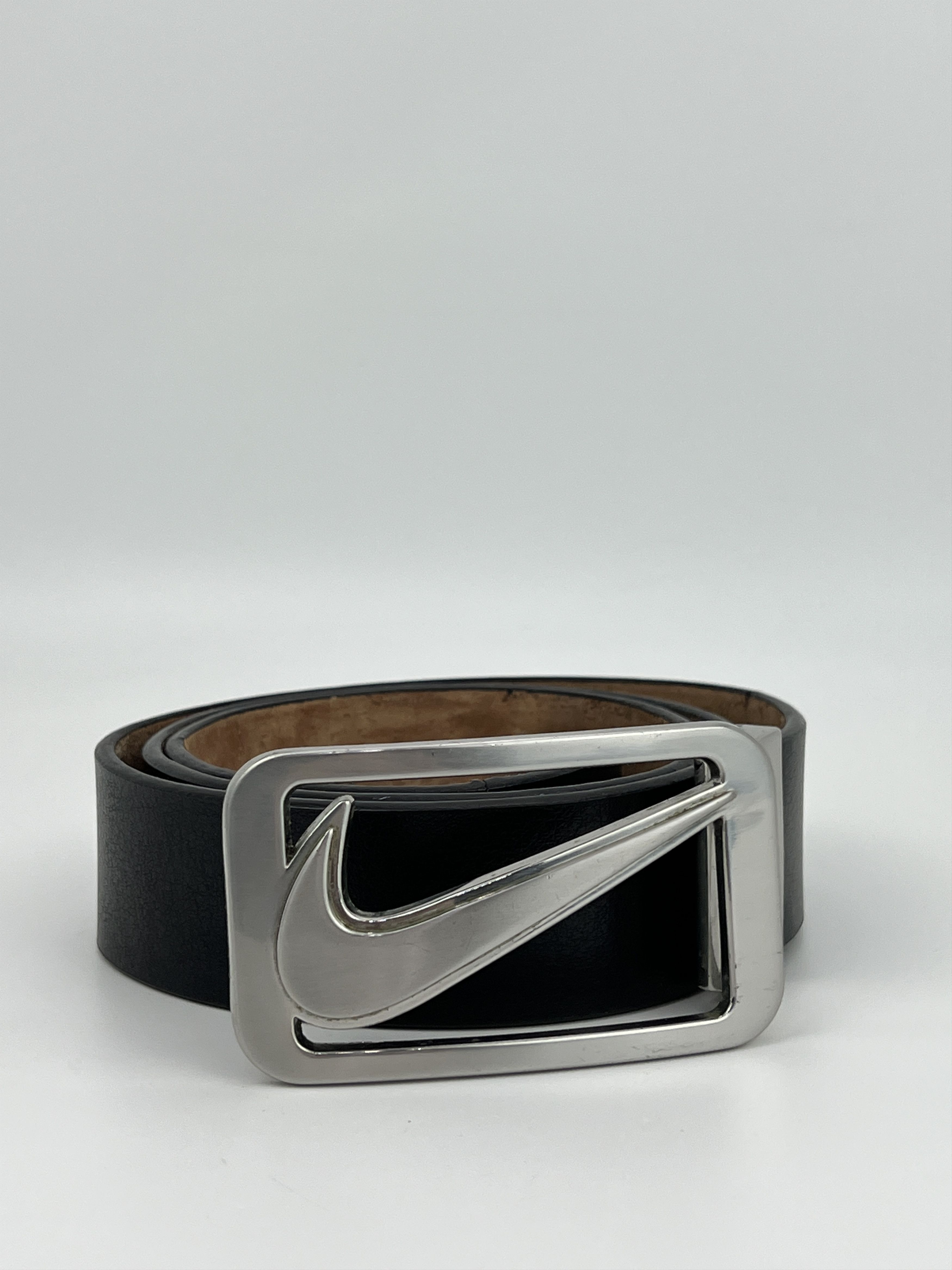 Nike Vintage Rare Nike Golf Big Metal Buckle Swoosh Logo Belt Size ONE SIZE - 2 Thumbnail