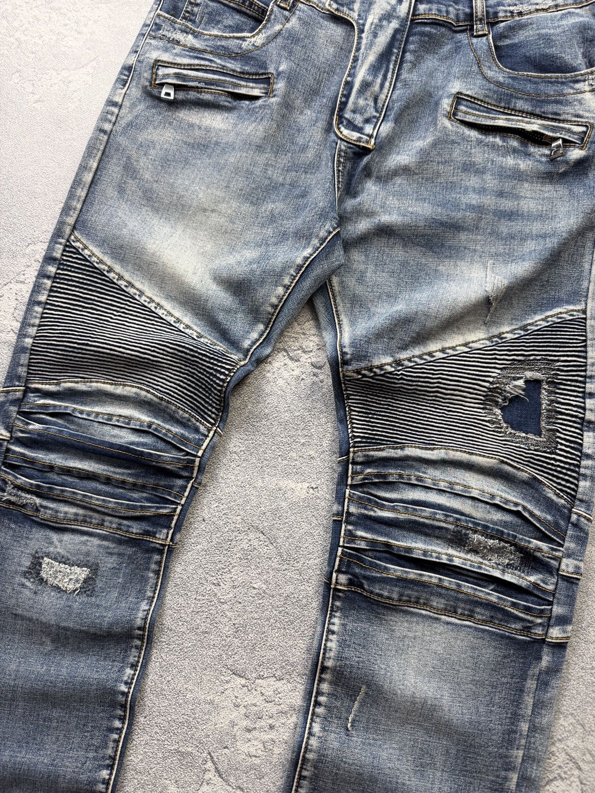 Balmain Rare Vintage Balmain Jeans Biker Archive Size US 34 / EU 50 - 5 Thumbnail
