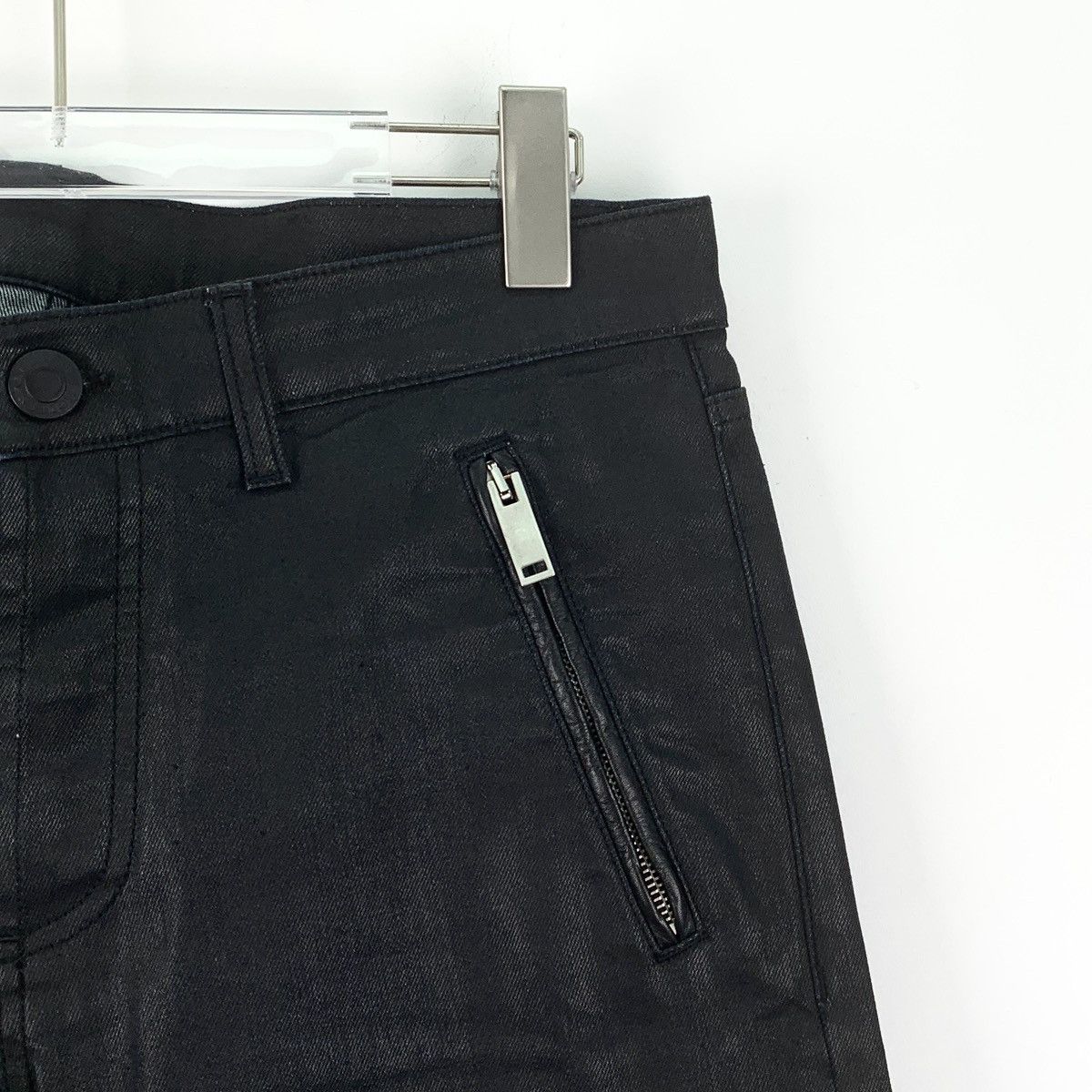 Alexander McQueen Alexander McQueen Black Washed Denim Casual Pants K26WX Size US 36 / EU 52 - 3 Thumbnail