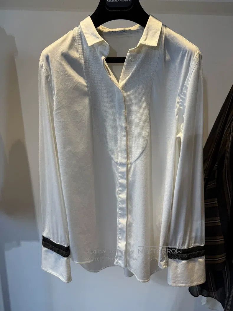 Brunello Cucinelli Brunello Cucinelli Shirt Size S / US 4 / IT 40 - 1 Thumbnail