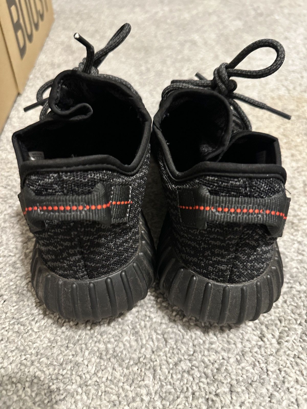 Adidas × Yeezy Yeezy boost 350 pirate black Size US 12 / EU 45 - 8 Thumbnail