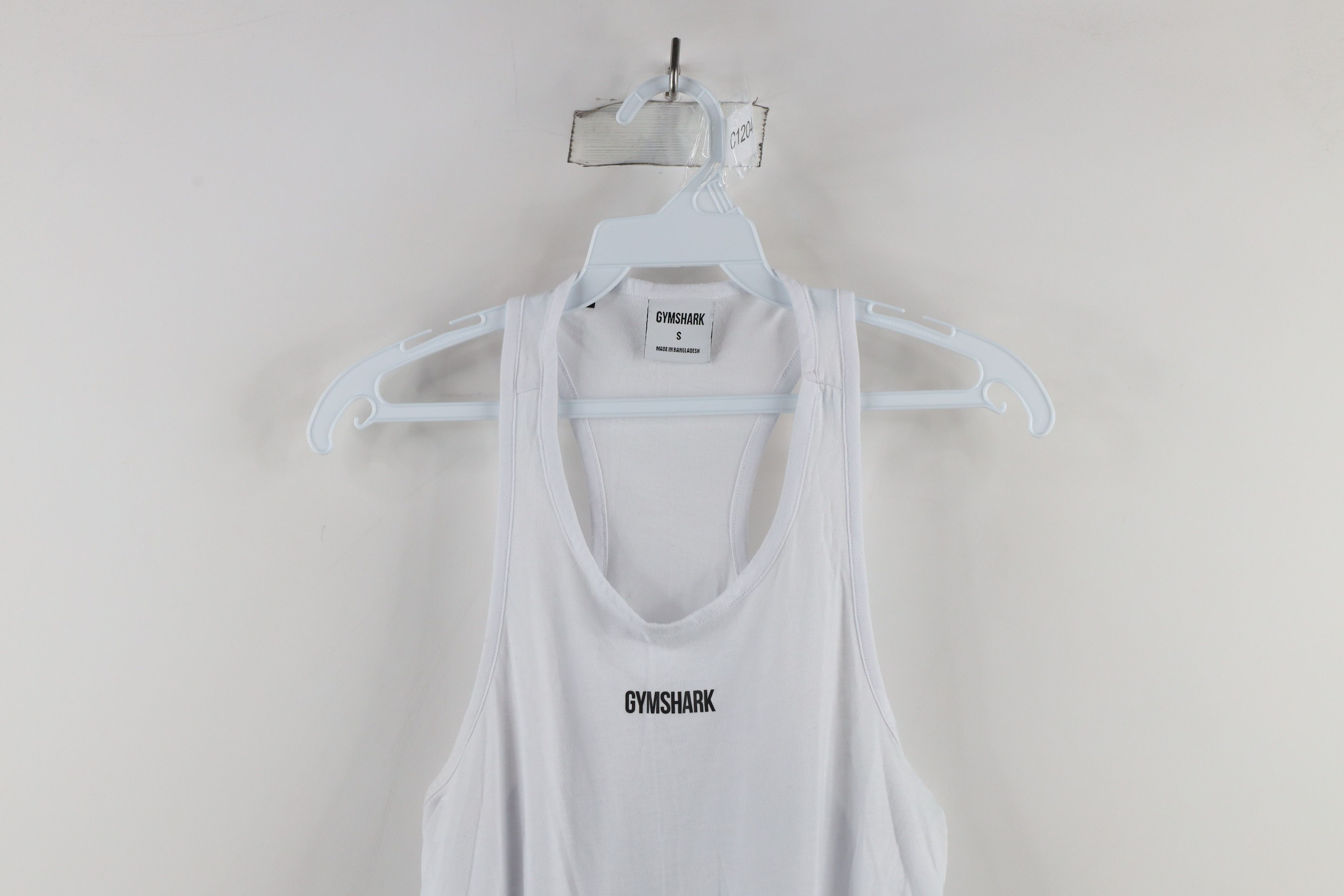 Gymshark × Vintage Gymshark Out Oversized Gym Training Tank Top T-Shirt White Size S / US 4 / IT 40 - 2 Thumbnail