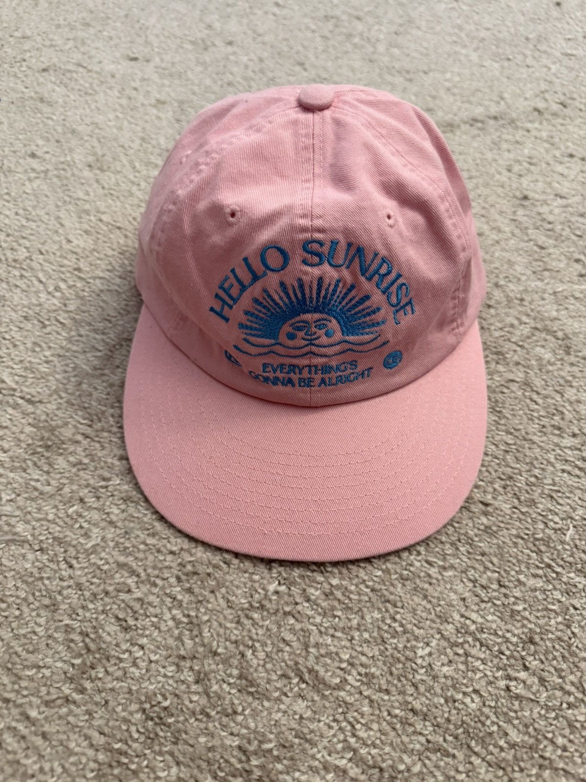 Other Hello Sunrise Washed OG Logo 6-Panel Cap (Pink) Size ONE SIZE - 2 Thumbnail