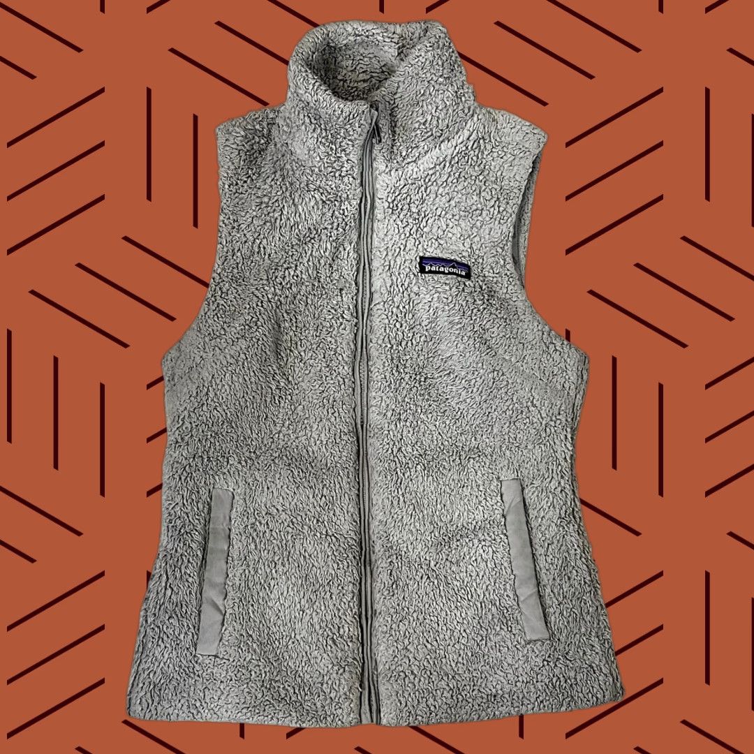 Patagonia VINTAGE Patagonia Women's Los Gatos Fleece Vest Full Zip Deep Pile Gray XS Size XS / US 0-2 / IT 36-38 - 1 Thumbnail
