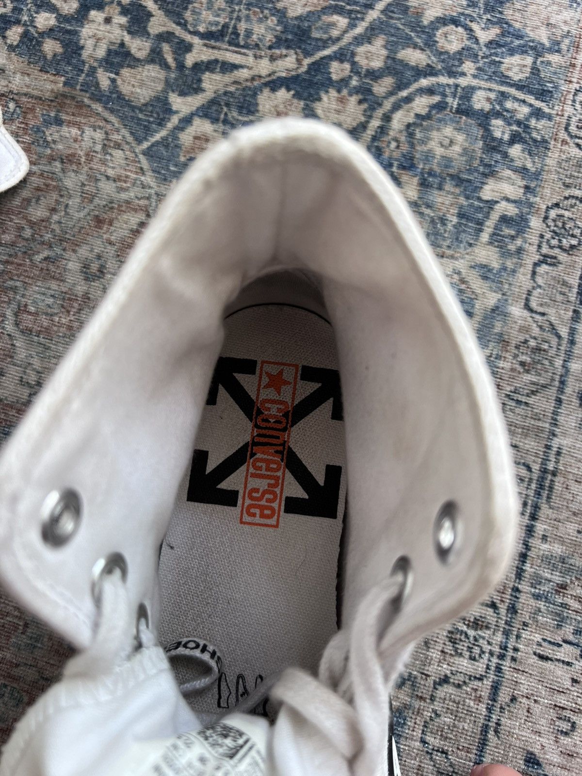 Converse × Off-White Off-white Converse Size US 5.5 / IT 35.5 - 10 Thumbnail