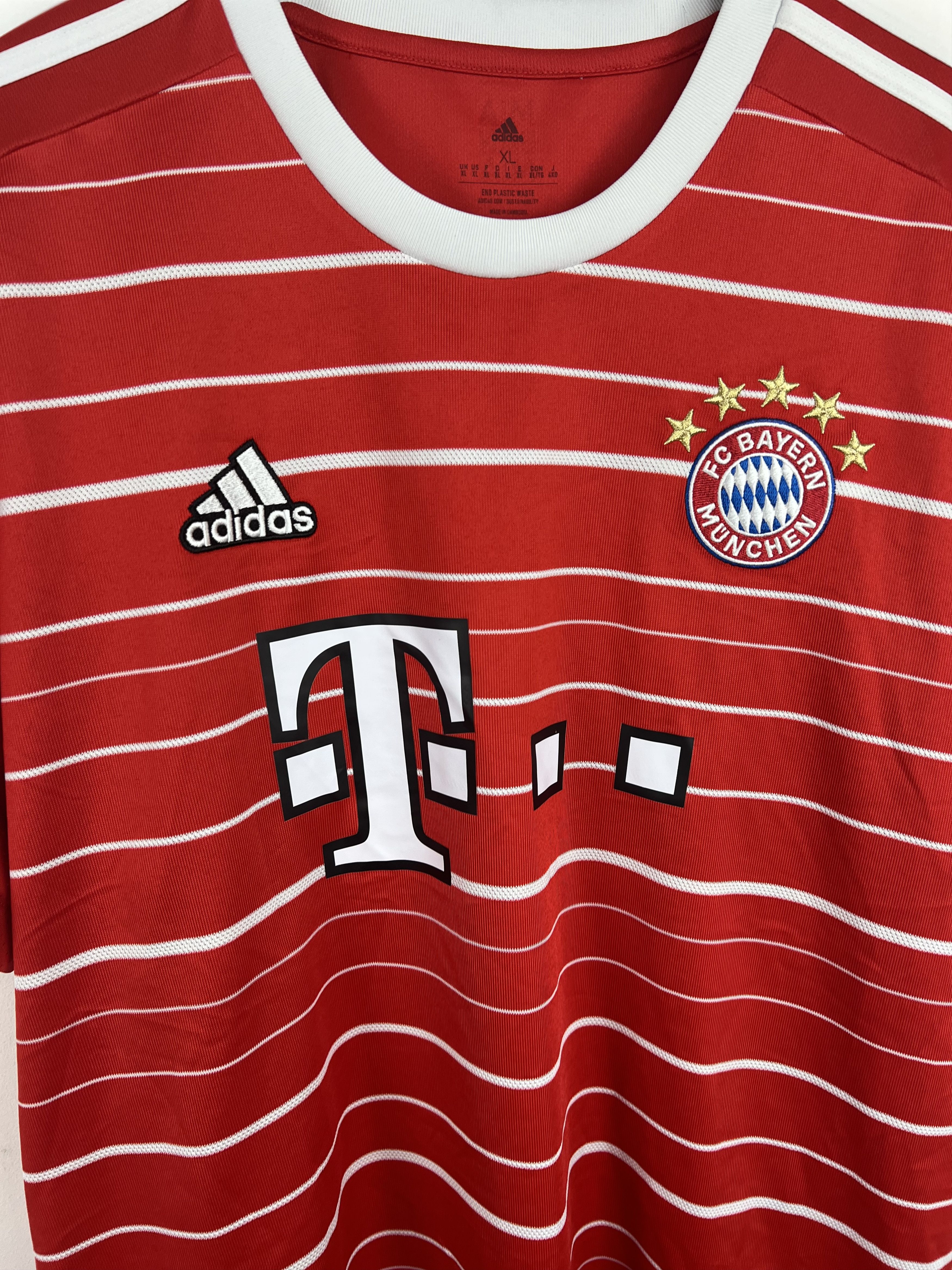 Adidas 2022-2023 FC BAYERN MUNCHEN HOME FOOTBALL Kit SHIRT JERSEY Size US XL / EU 56 / 4 - 5 Thumbnail