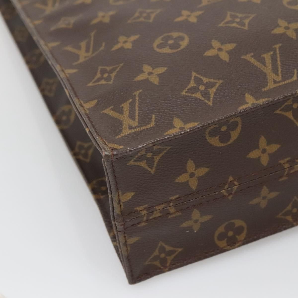 Louis Vuitton LOUIS VUITTON Monogram Sac Plat Hand Bag M51140 Size ONE SIZE - 16 Thumbnail