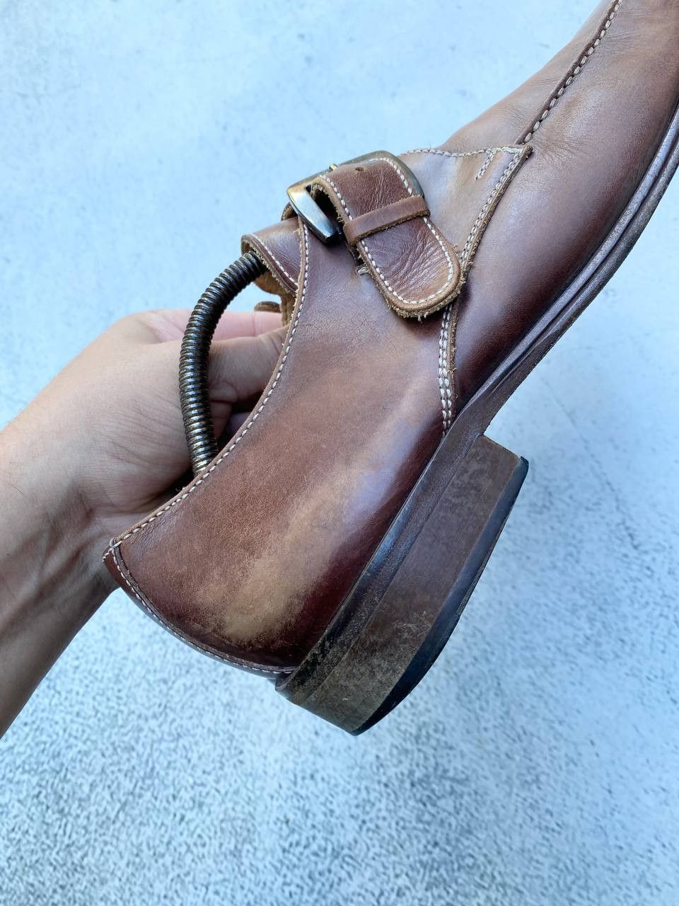 Other Vintage Guidi Dolce Gabbana style Leather Faded Shoes Size US 10 / EU 43 - 9 Thumbnail