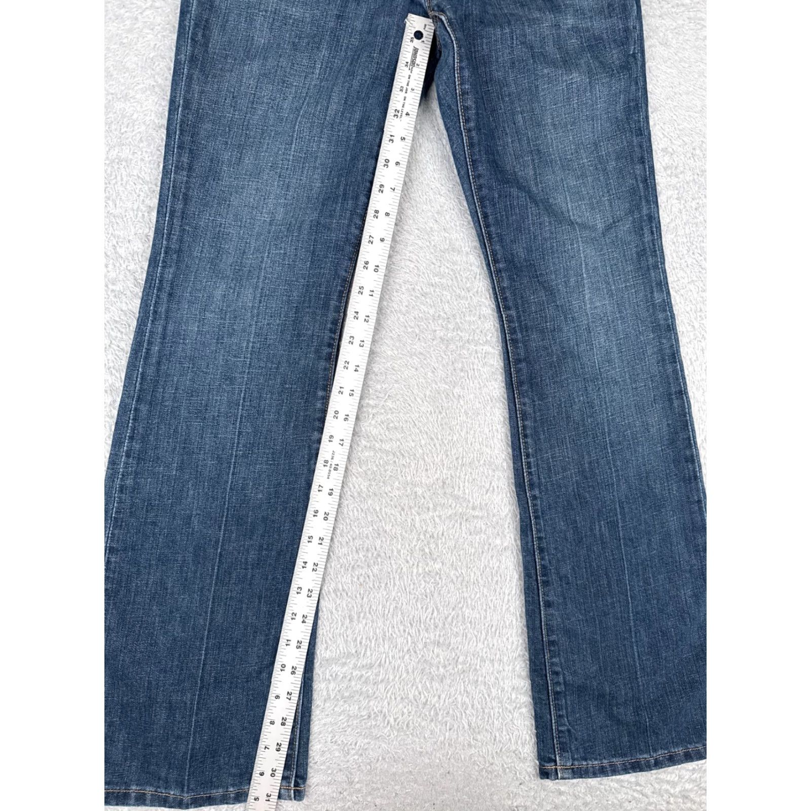 Gap GAP Jeans Women 27 Blue Denim Flare Regular Low Rise 31in Inseam Cotton Blend 1969 City Style Womens Size 27" / US 4 / IT 40 - 7 Thumbnail