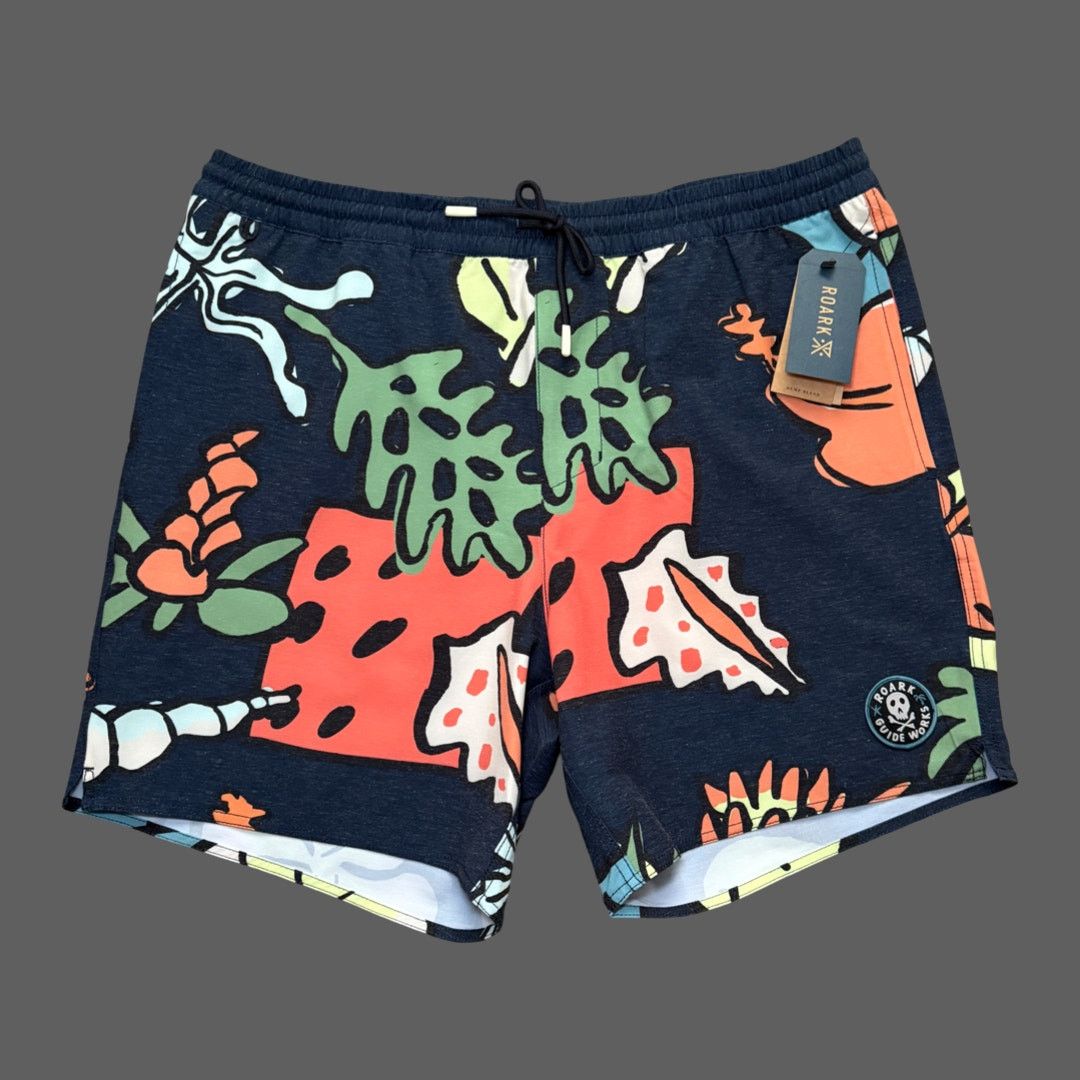 Roark Roark Shorey Trunk 16" Shell Cove RB457 Dark Navy Size L Size US 33 - 1 Thumbnail