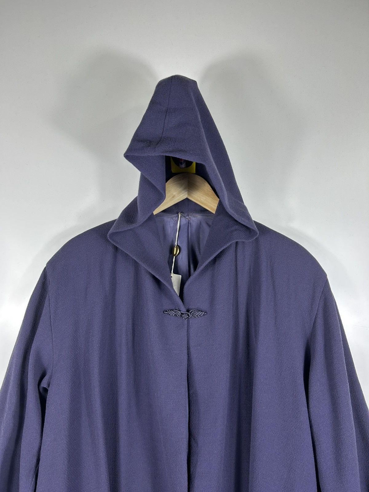 Designer × Japanese Brand × Vintage ⚡️Vintage Designer Gracile Nadia Hooded Loose Jacket Size XS / US 0-2 / IT 36-38 - 4 Thumbnail