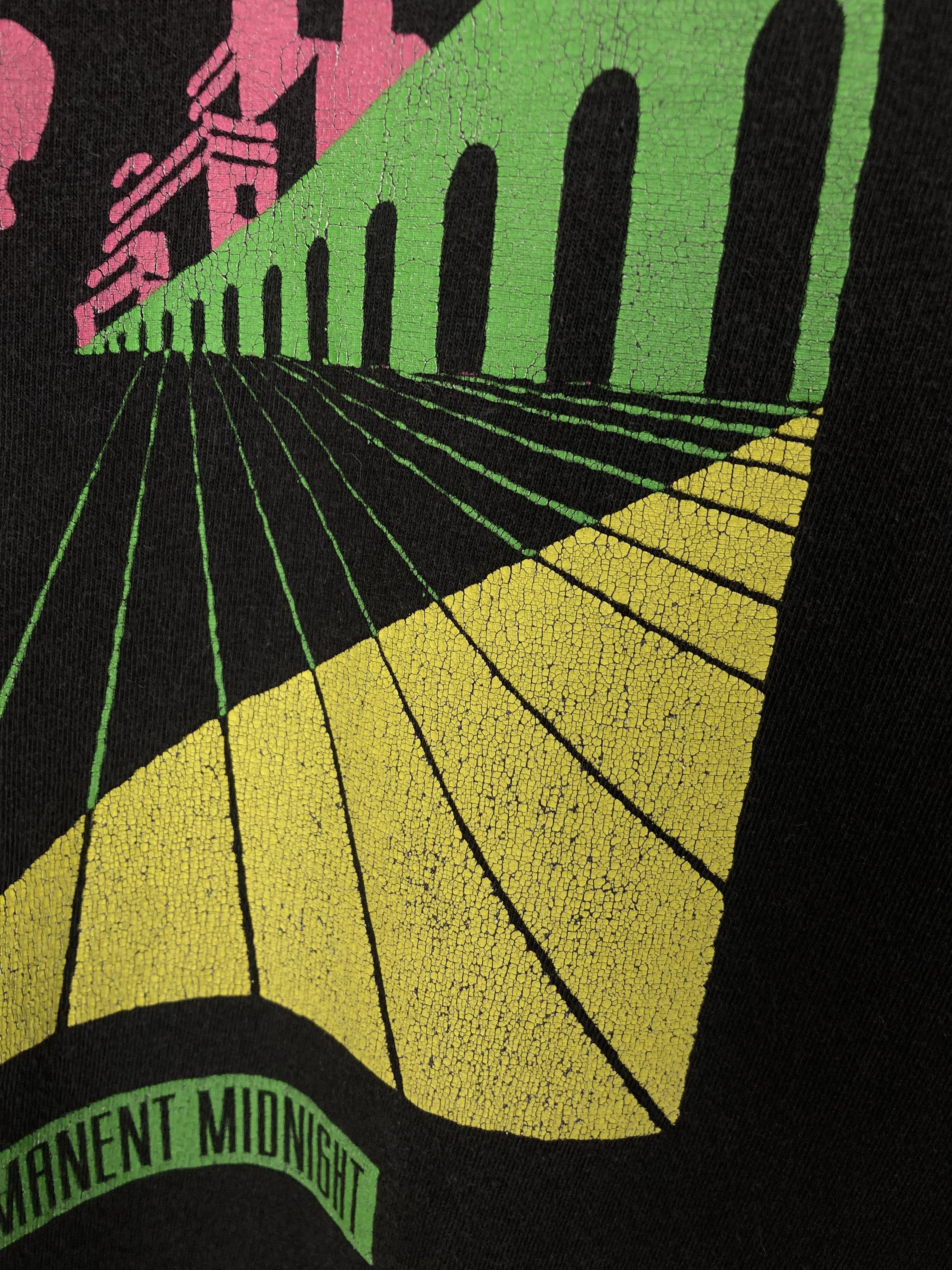 Obey OBEY Permanent Midnight Graphic Print Black Crewneck Tee Size US L / EU 52-54 / 3 - 4 Thumbnail