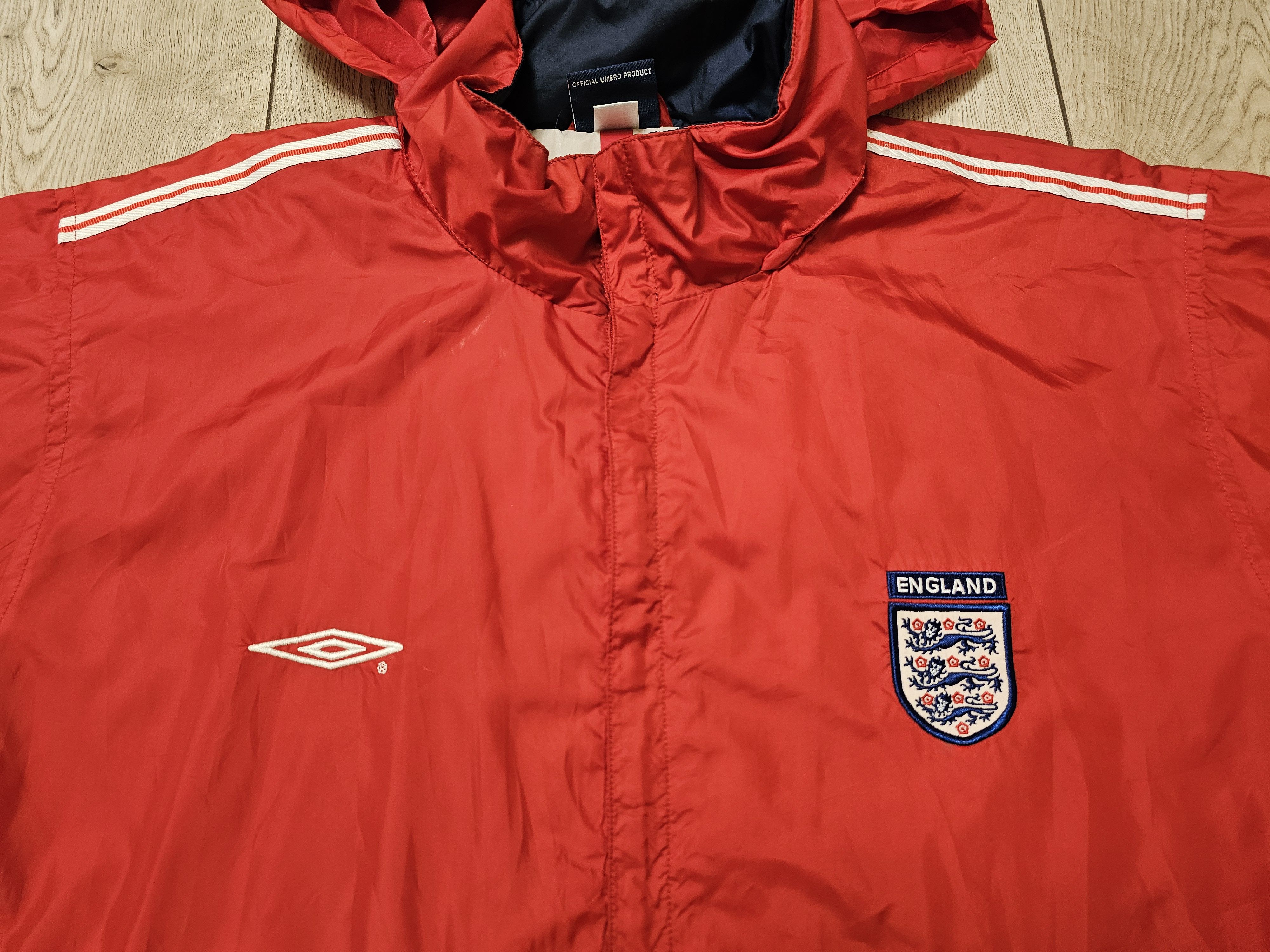 Umbro × Vintage ENGLAND 2002 2004 TRAINING FOOTBALL JACKET SOCCER JACKET Size US L / EU 52-54 / 3 - 3 Thumbnail