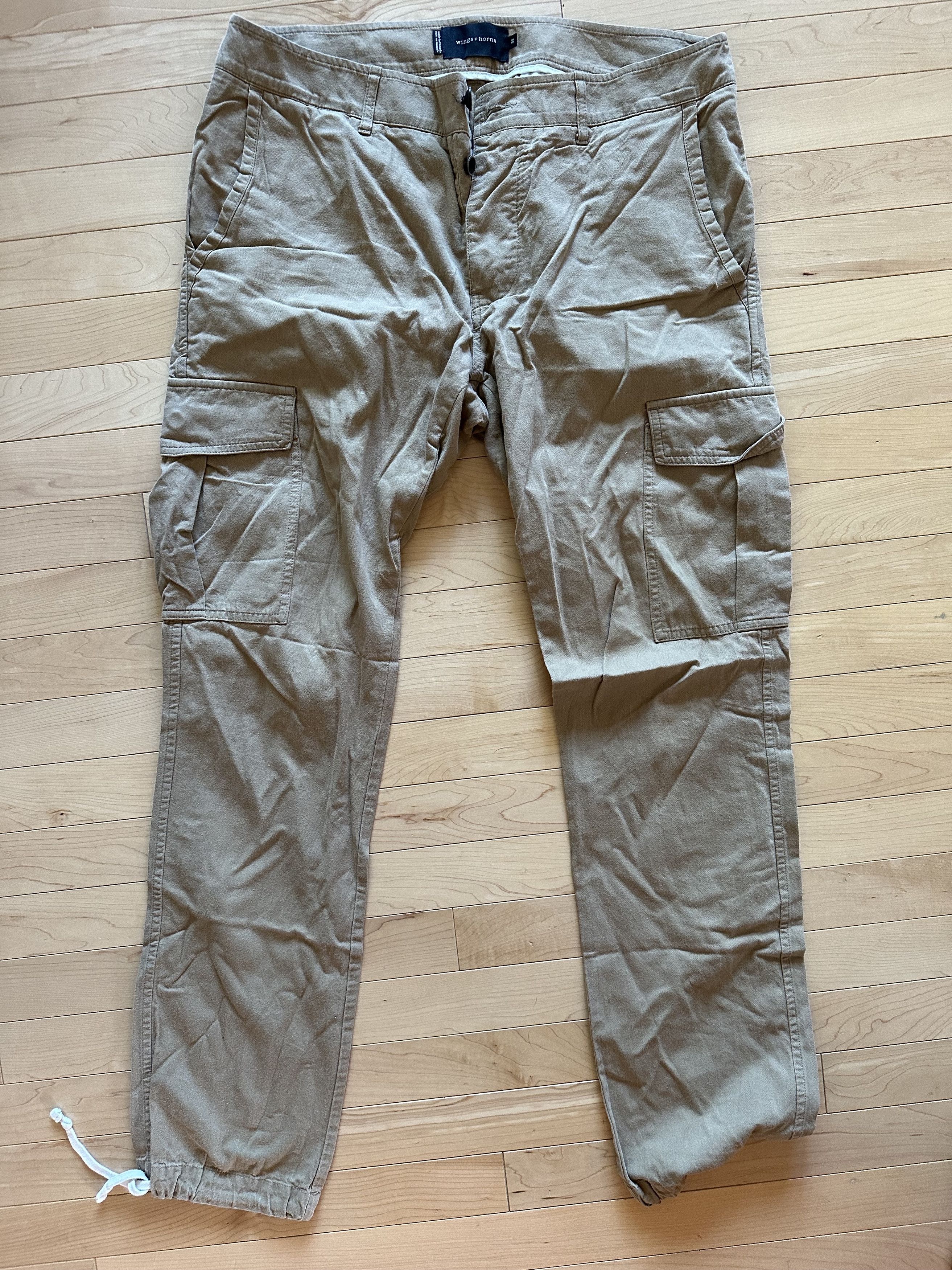 Wings + Horns Tan cargos Size US 33 - 5 Thumbnail