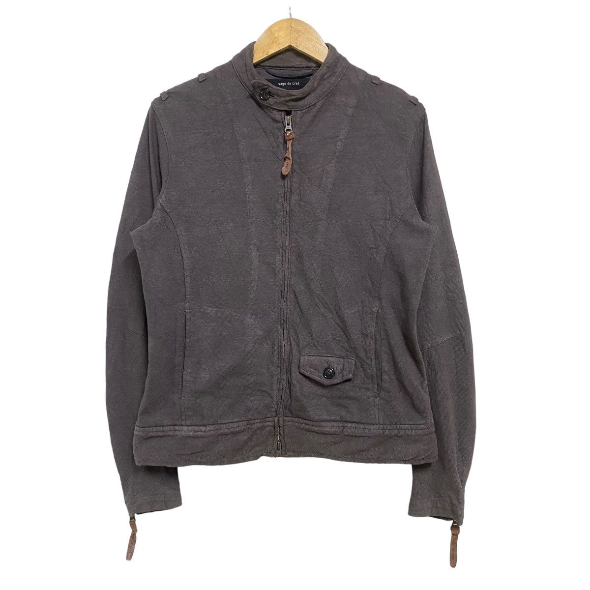Sage De Cret Sage de Cret Paneled Biker Jacket Size US S / EU 44-46 / 1 - 3 Thumbnail