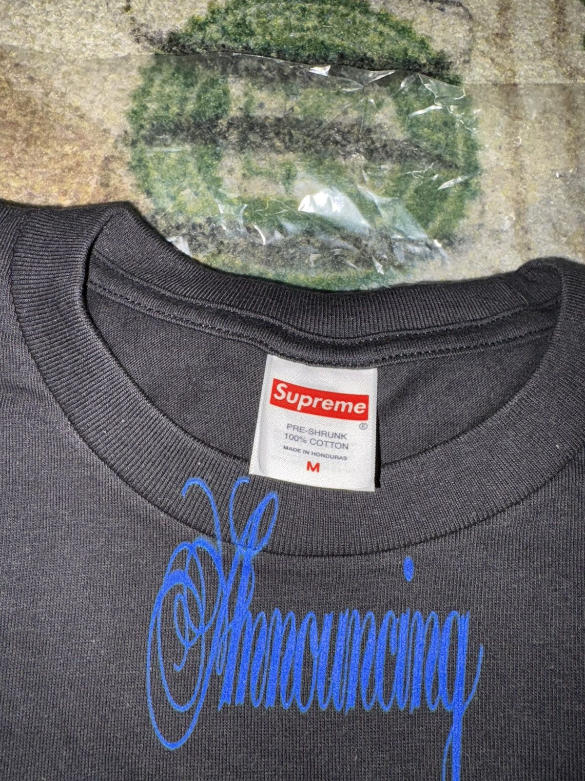 Supreme Supreme Announcing Tee Black Size US M / EU 48-50 / 2 - 4 Thumbnail