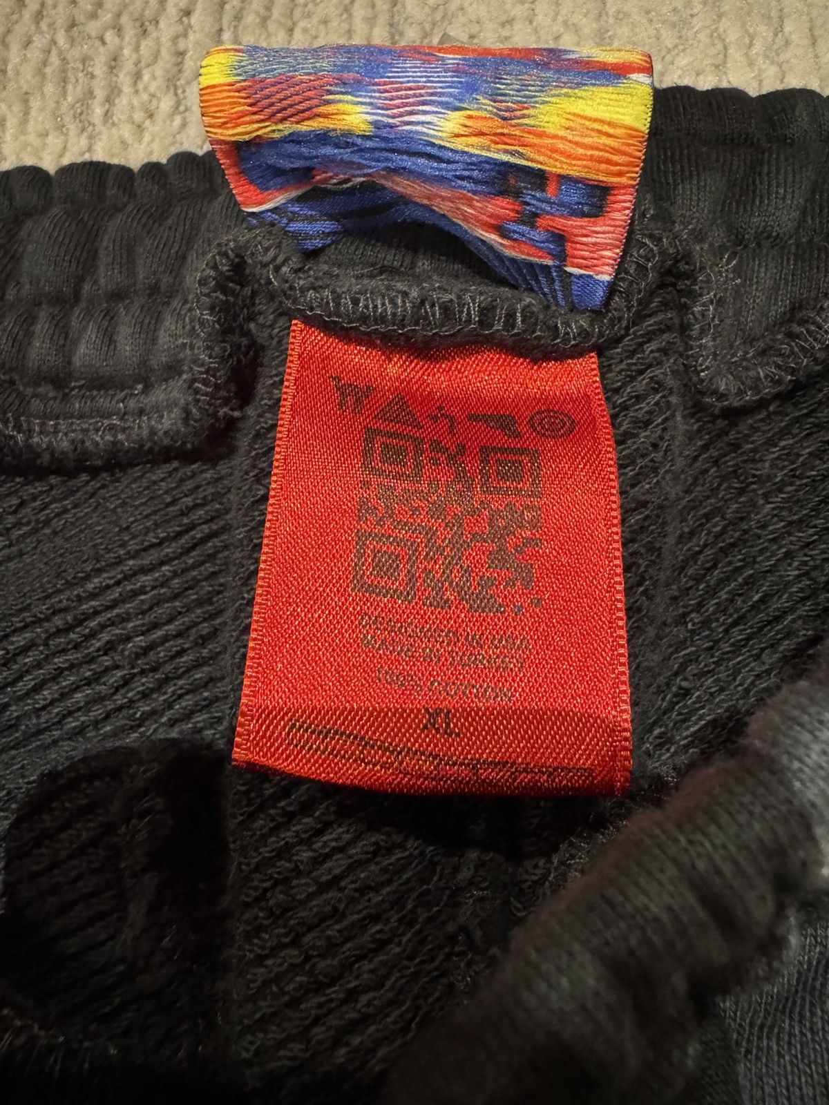 murd333r.fm MURD333R.FM BLACK DISN333 SWEATPANTS SIZE XL Size US 32 / EU 48 - 4 Thumbnail