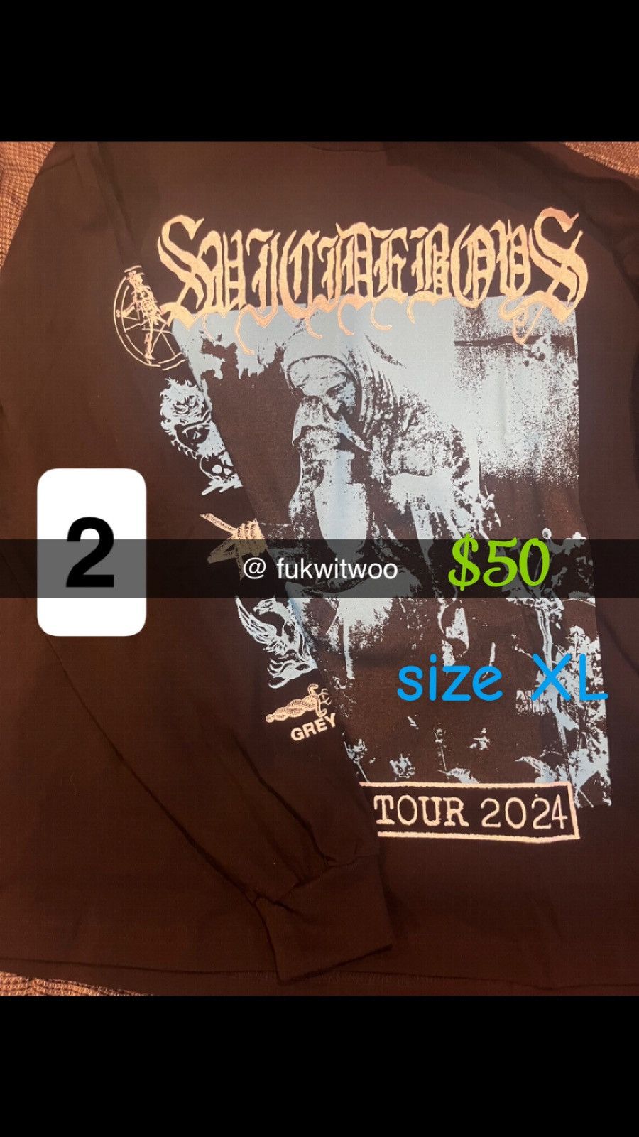 Other suicide boys Size US XL / EU 56 / 4 - 2 Thumbnail