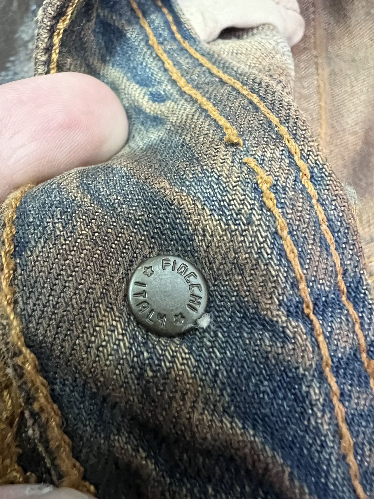 Dolce & Gabbana × Vintage Dolce Gabbana sashiko distressed avant Garde y2k dg jeans Size 30" / US 8 / IT 44 - 17 Thumbnail
