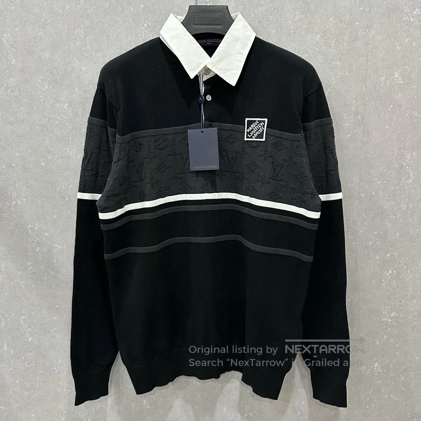Louis Vuitton Louis Vuitton Logo Knit Long-Sleeve Polo. Size US M / EU 48-50 / 2 - 4 Thumbnail
