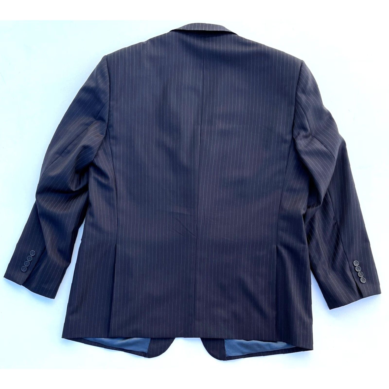 Ermenegildo Zegna Ermenegildo Zegna Sport Coat Jacket Wool Navy Striped Italy 44R Men’s Jacket Coat Professional Vintage Saks Fifth Avenue Size US S / EU 44-46 / 1 - 3 Thumbnail