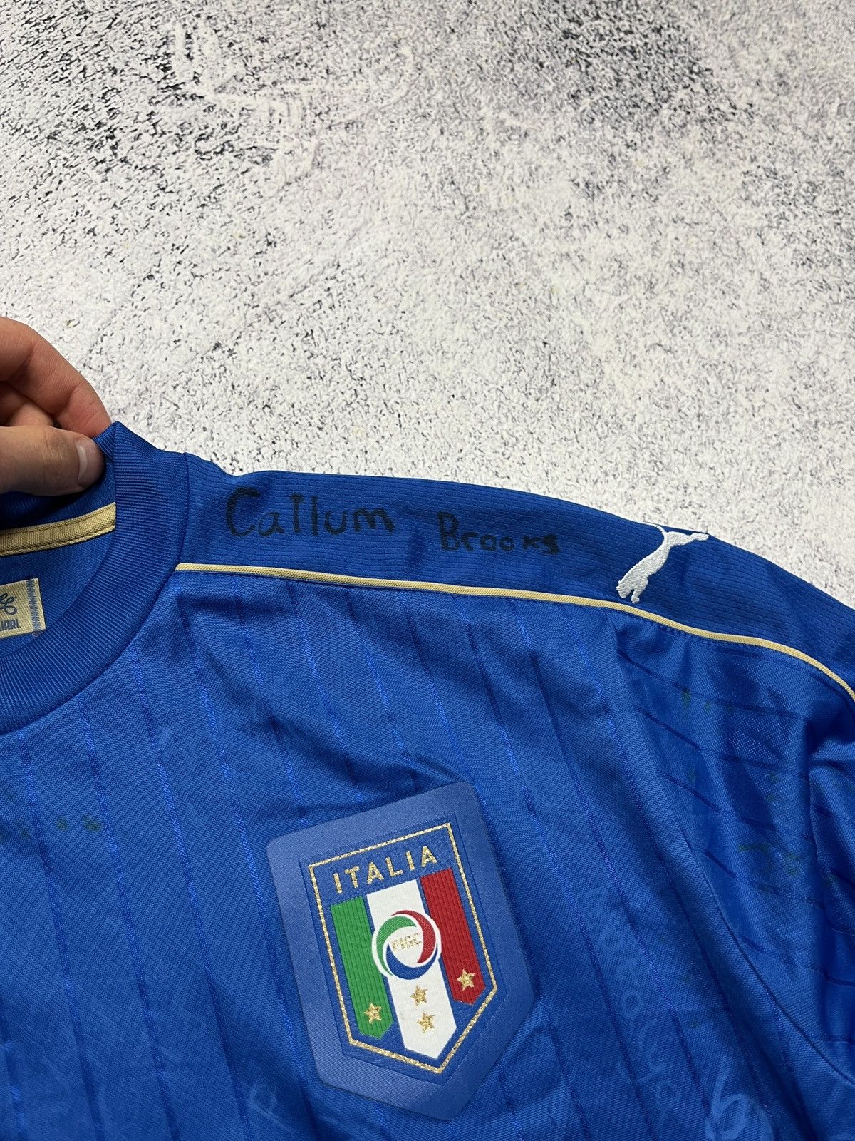 Puma Puma Italy 2016/17 Soccer Jersey Longsleeve Blokecore Shirt Size US XXL / EU 58 / 5 - 13 Thumbnail