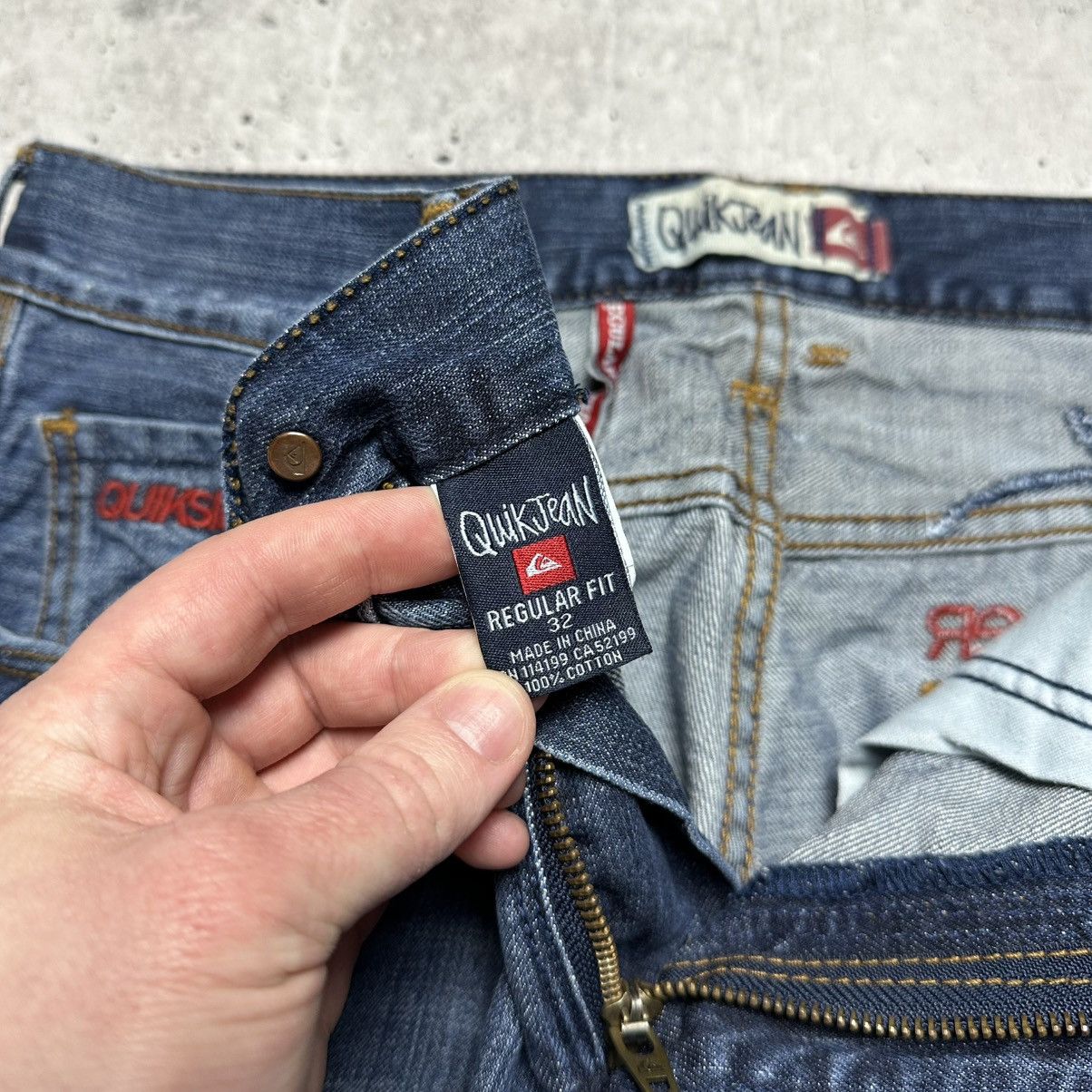 Denime × Quiksilver × Vintage Quiksilver vintage jeans big logo blue denim Size US 32 / EU 48 - 10 Thumbnail
