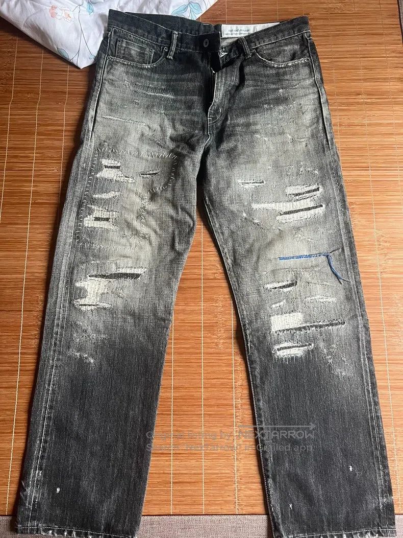 Neighborhood Neighborhood size L Water-washed denim jeans with colorful Size US 27 - 2 Thumbnail