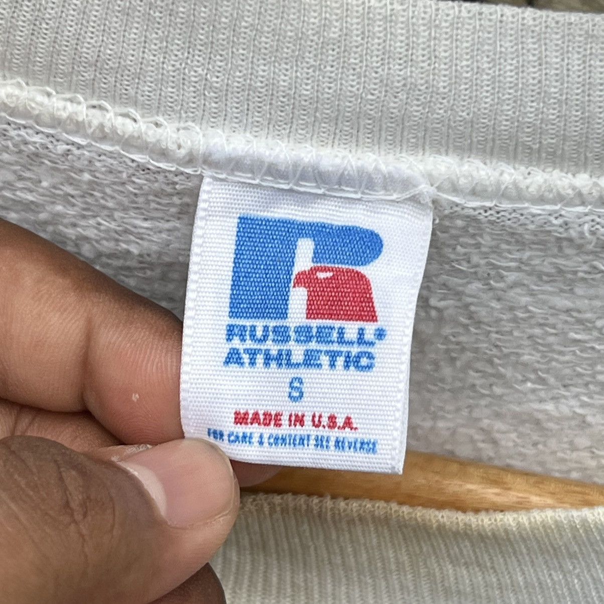 Russell Athletic “VINTAGE” RUSSELL CREWNECK SWEATSHIRT WITH HEAVY STAINS Size US S / EU 44-46 / 1 - 22 Thumbnail