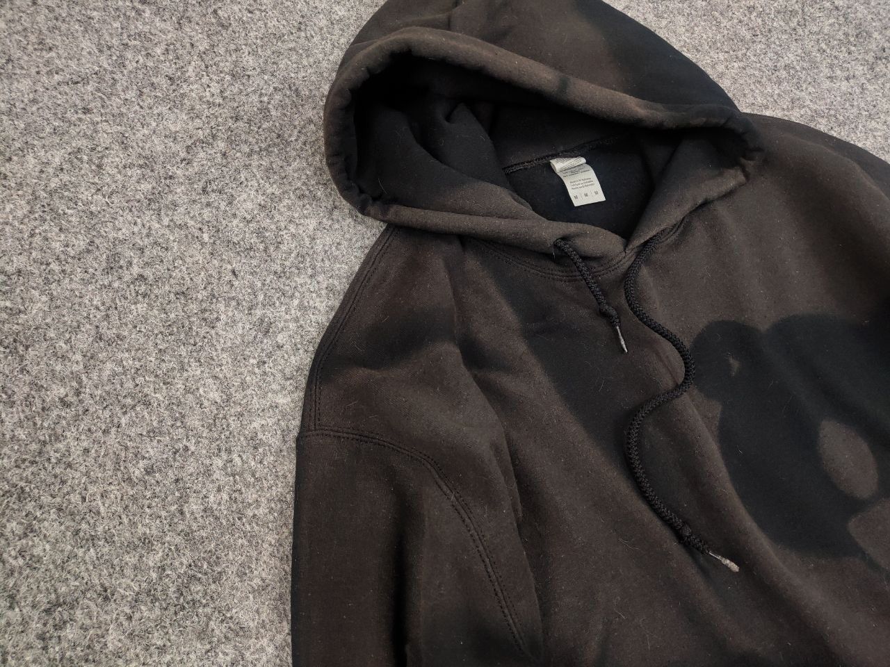 Vintage Rare Vintage 90's Dropout Bear Black Sun Faded logo Hoodie Size US M / EU 48-50 / 2 - 8 Thumbnail