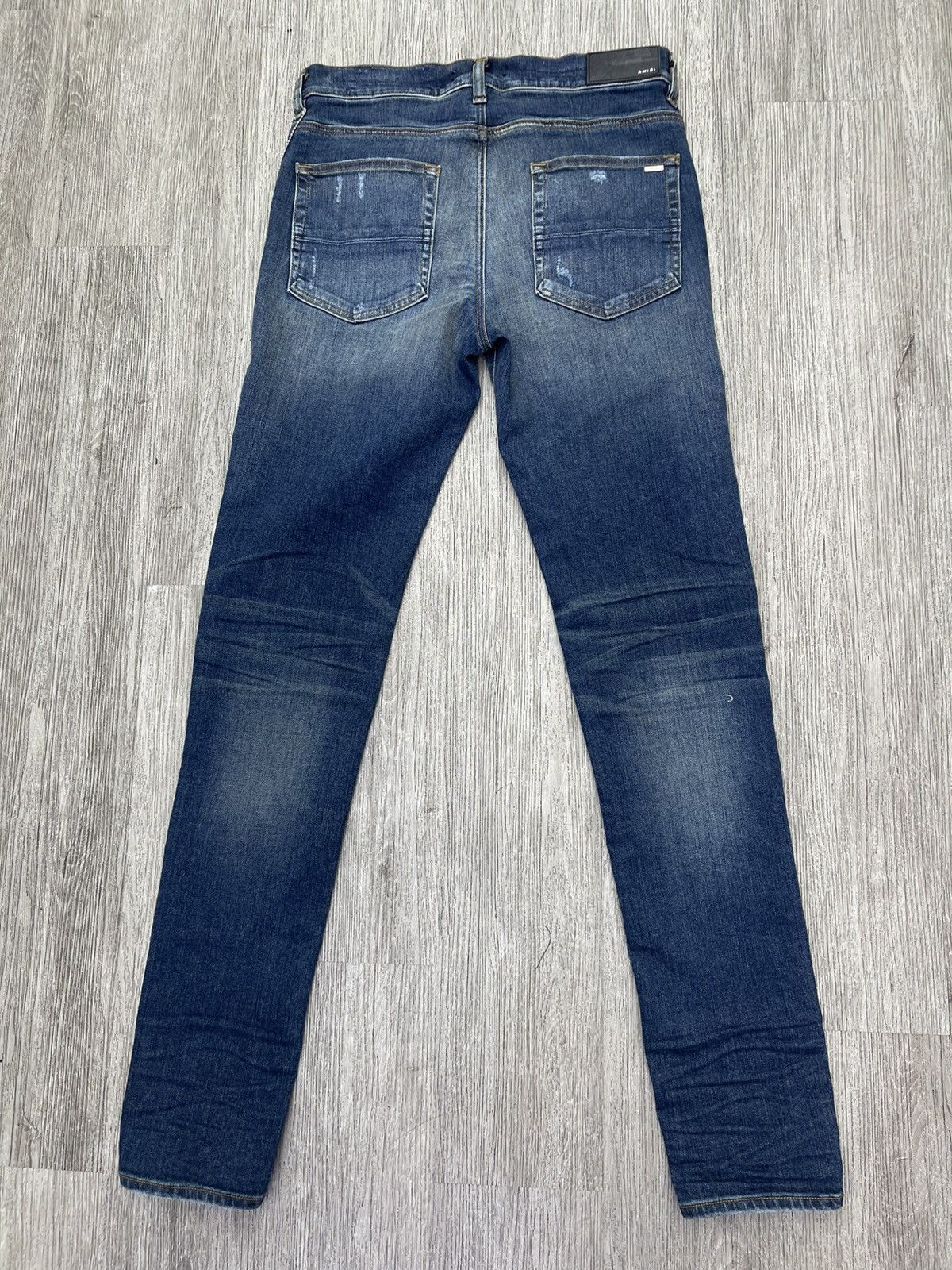 Amiri Amiri MX1 jeans (dark blue/orange) Size US 33 - 2 Thumbnail