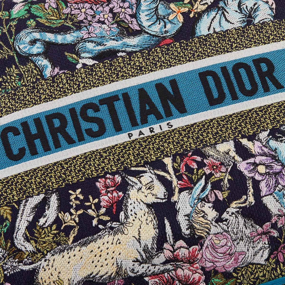 Dior o1bcso1str0125 Pillow in Navy & Multicolor Size ONE SIZE - 3 Thumbnail