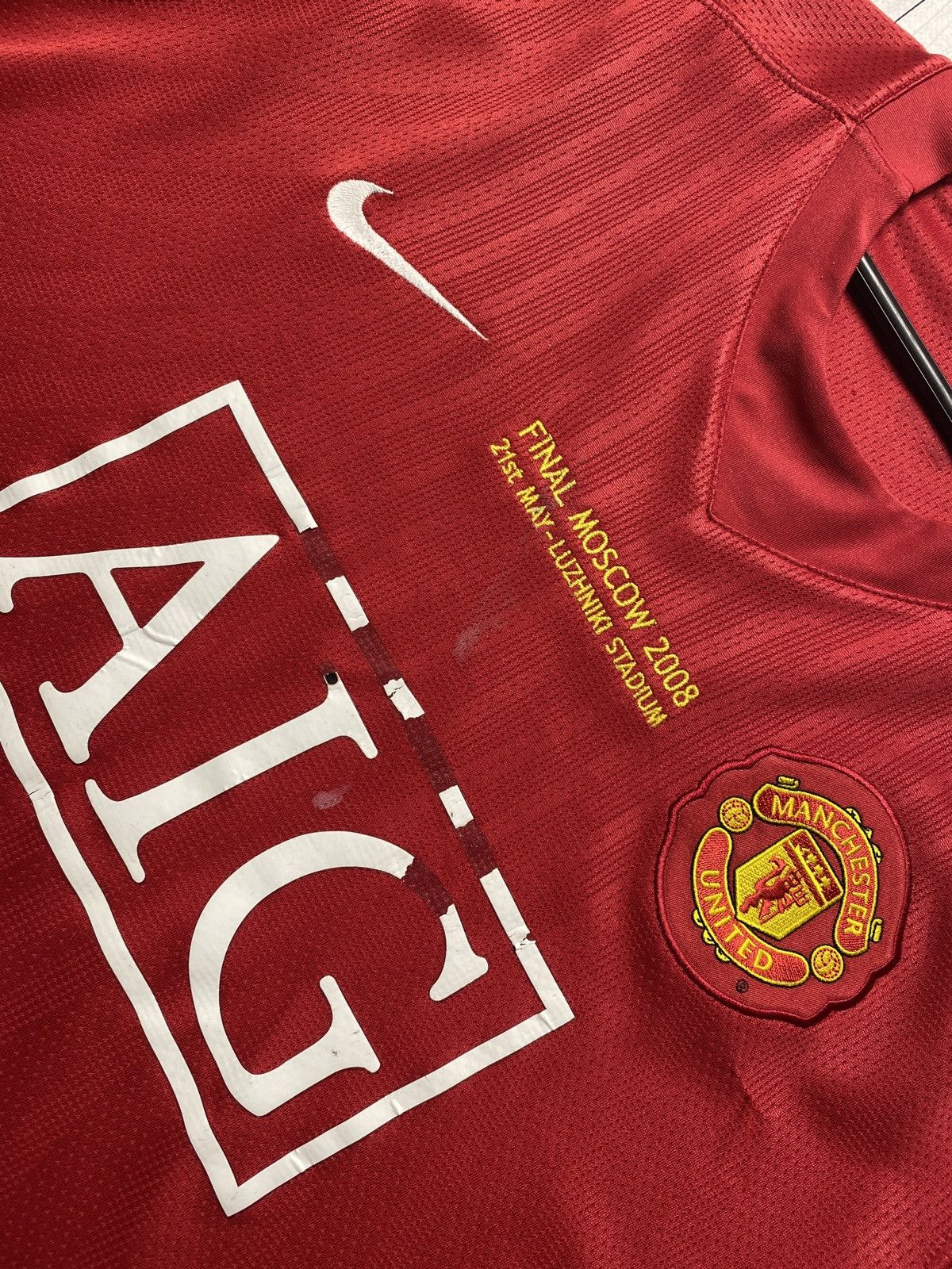 Nike Vintage Nike Manchester United Final 2008 champions Size US XL / EU 56 / 4 - 6 Thumbnail