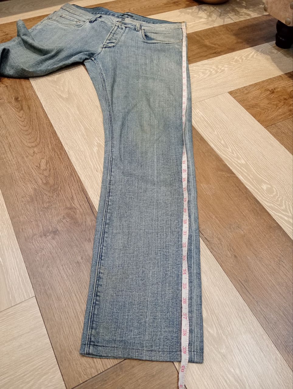 Prada PRADA BLUE DISTRESSED DENIM PANTS Size US 32 / EU 48 - 21 Thumbnail