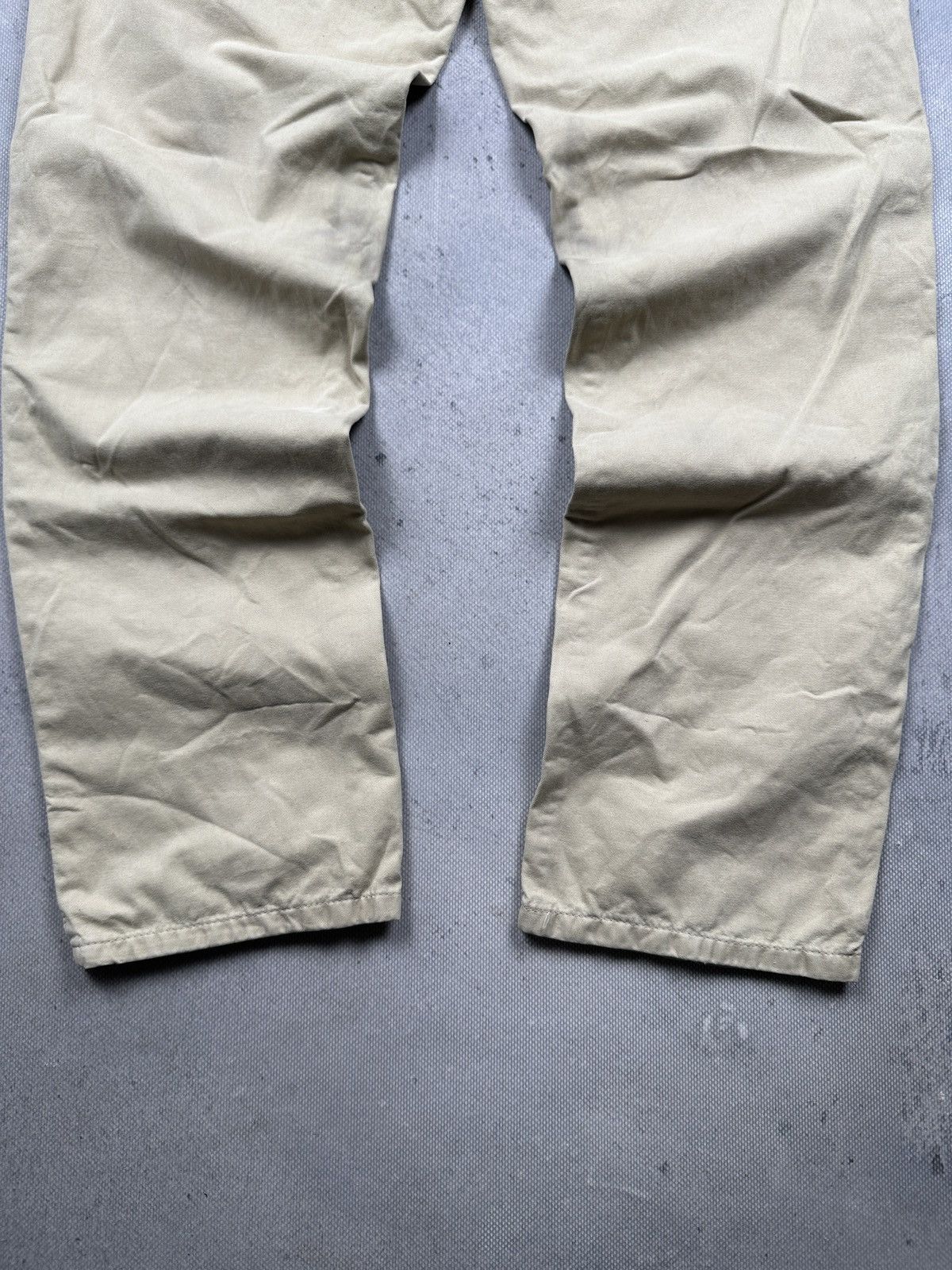 Valentino Valentino Jeans Vintage Beige Chino Pant Minimalist Trousers Size US 30 / EU 46 - 13 Thumbnail