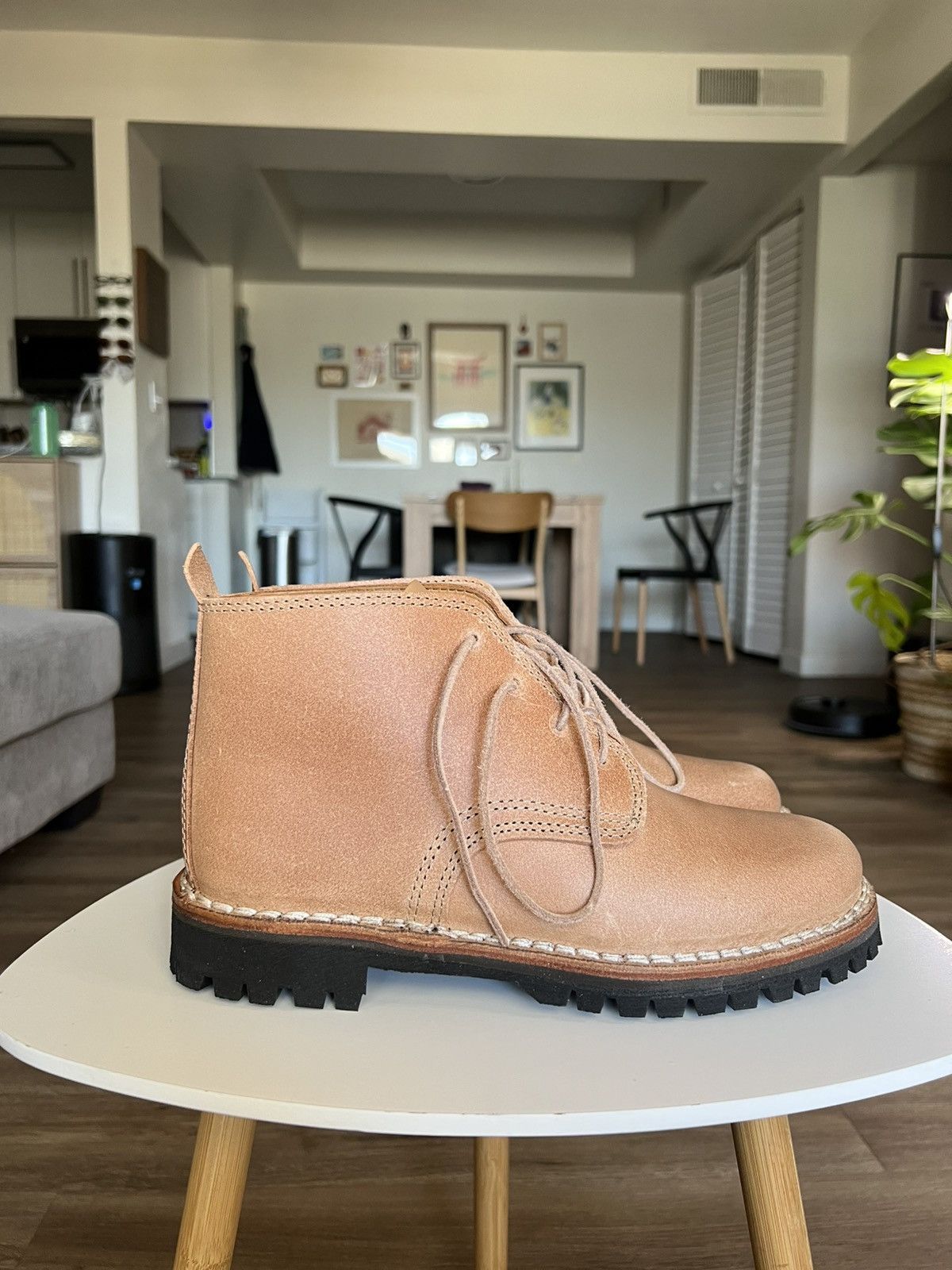 Yuketen FO ORANGE ALL HANDSEWN TOKYO DB CHUKKA | Grailed display picture 1