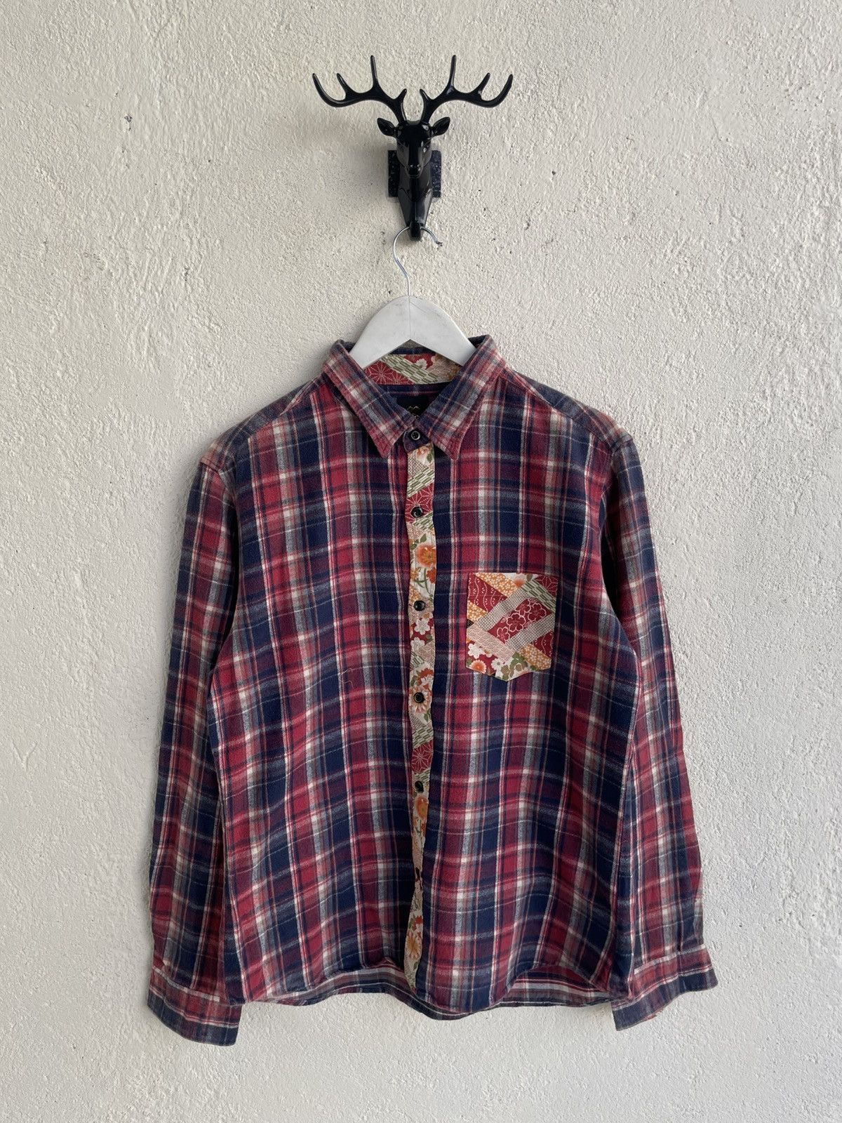 If Six Was Nine 00s Archive Japanese Plaid Flannel Y2K Hysteric Y’s Tornado Size US L / EU 52-54 / 3 - 1 Thumbnail