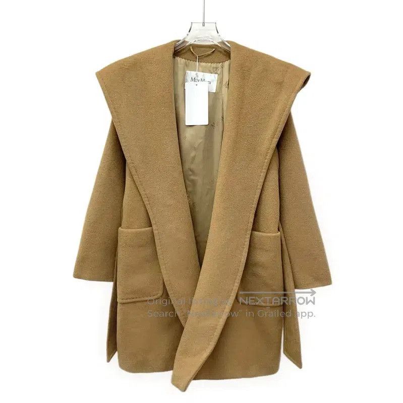 Max Mara MaxMara Brown Women's Coat Size S . Size S / US 4 / IT 40 - 1 Thumbnail