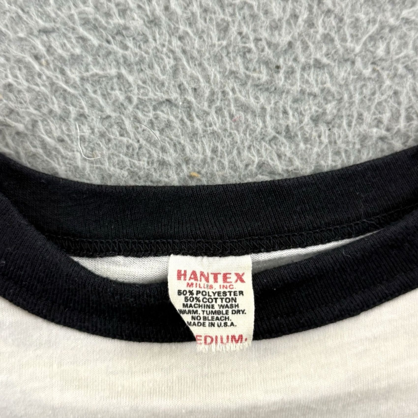 Vintage VINTAGE Dayton Ohio Blackhawks Shirt Adult Small White Raglan 70s Military USA Size US S / EU 44-46 / 1 - 6 Thumbnail