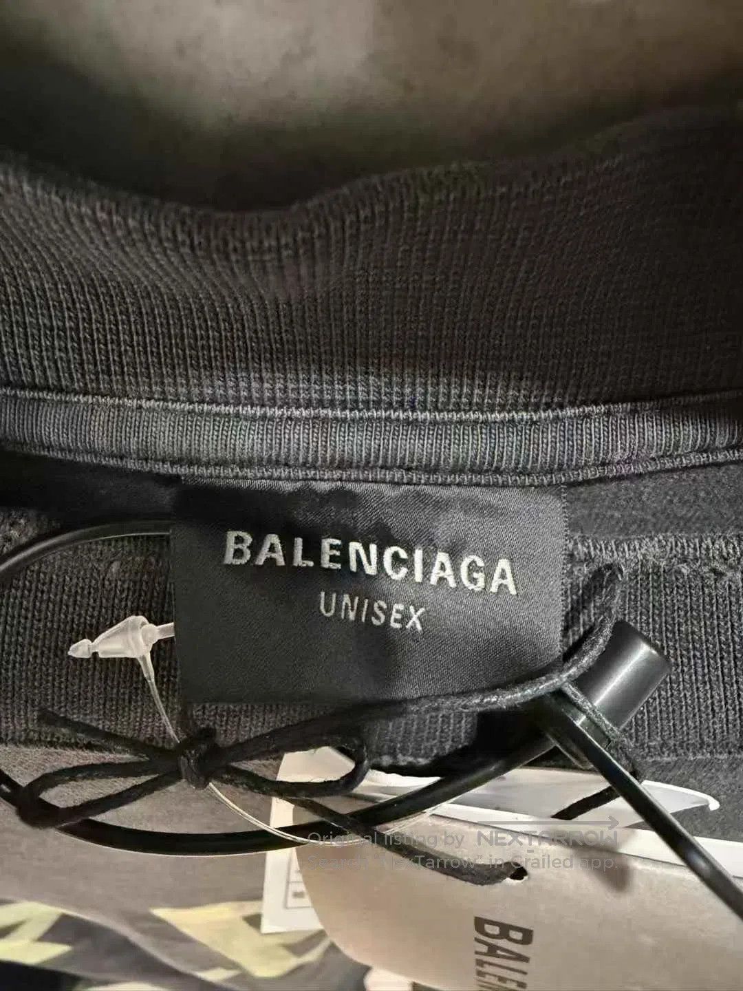 Balenciaga Balenciaga Tape Letter Print Short Sleeve T-Shirt| Size US L / EU 52-54 / 3 - 3 Thumbnail
