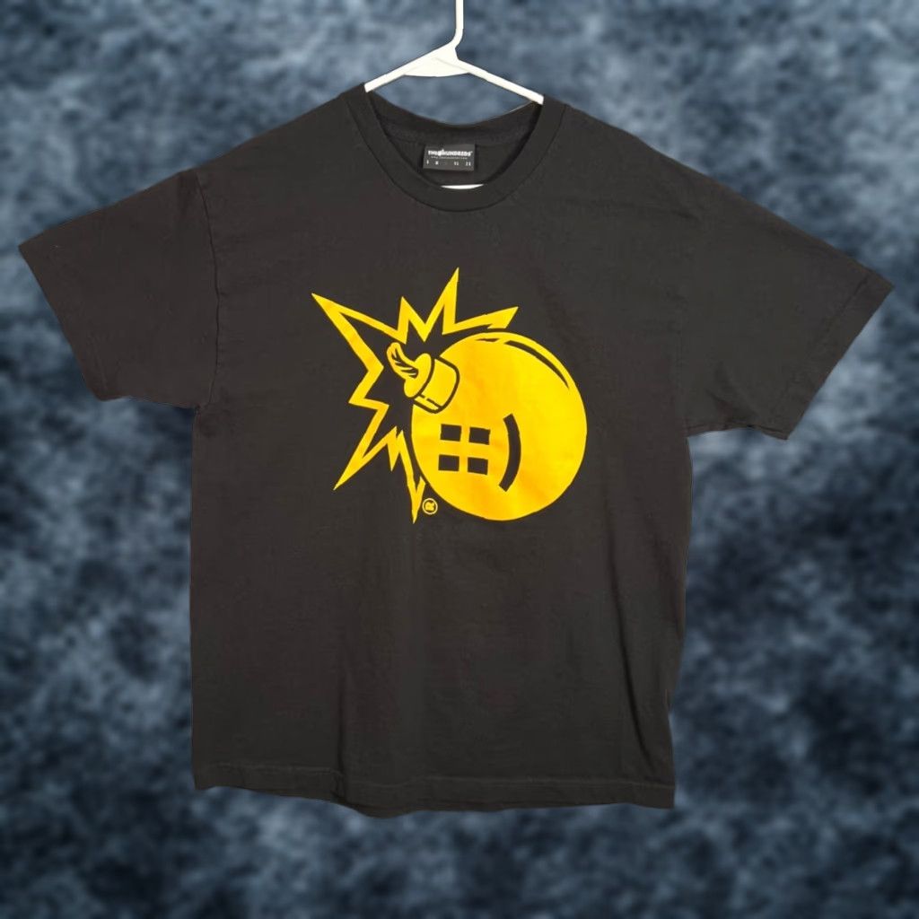 The Hundreds The Hundreds x Smilesss Graphic Black T-Shirt Size Large 100% Cotton Men Adult L Crew Neck Short Sleeve Shirt Mens Black 2020s Vintage N/A Size US L / EU 52-54 / 3 - 1 Thumbnail